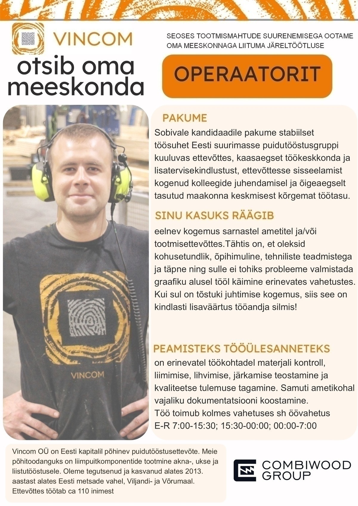 Vincom OÜ Järeltöötluse operaator