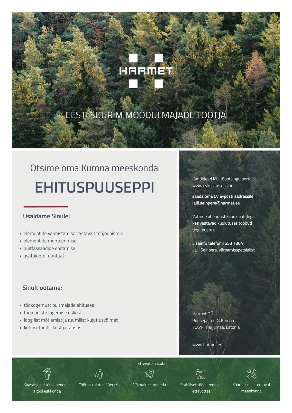 Harmet OÜ Ehituspuusepp