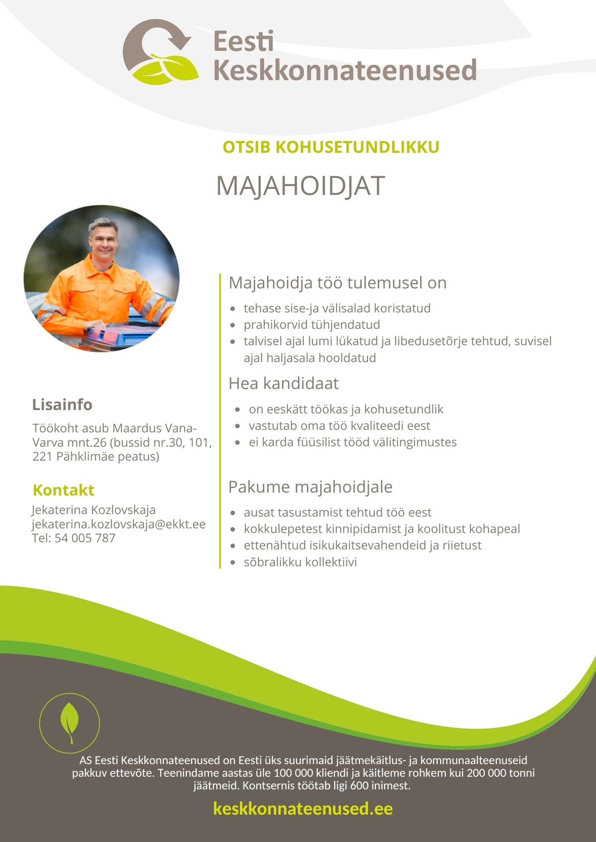 Eesti Keskkonnateenused AS Majahoidja