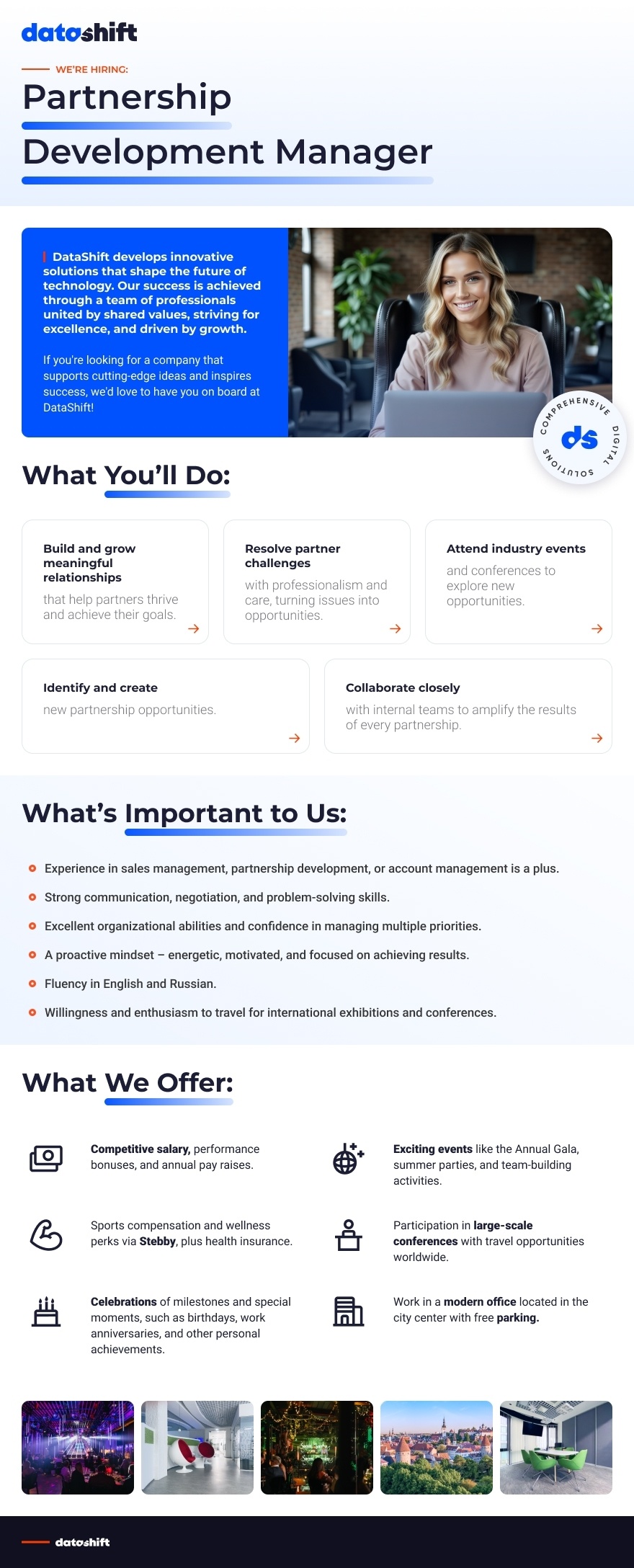 DataShift OÜ Partnership Development Manager