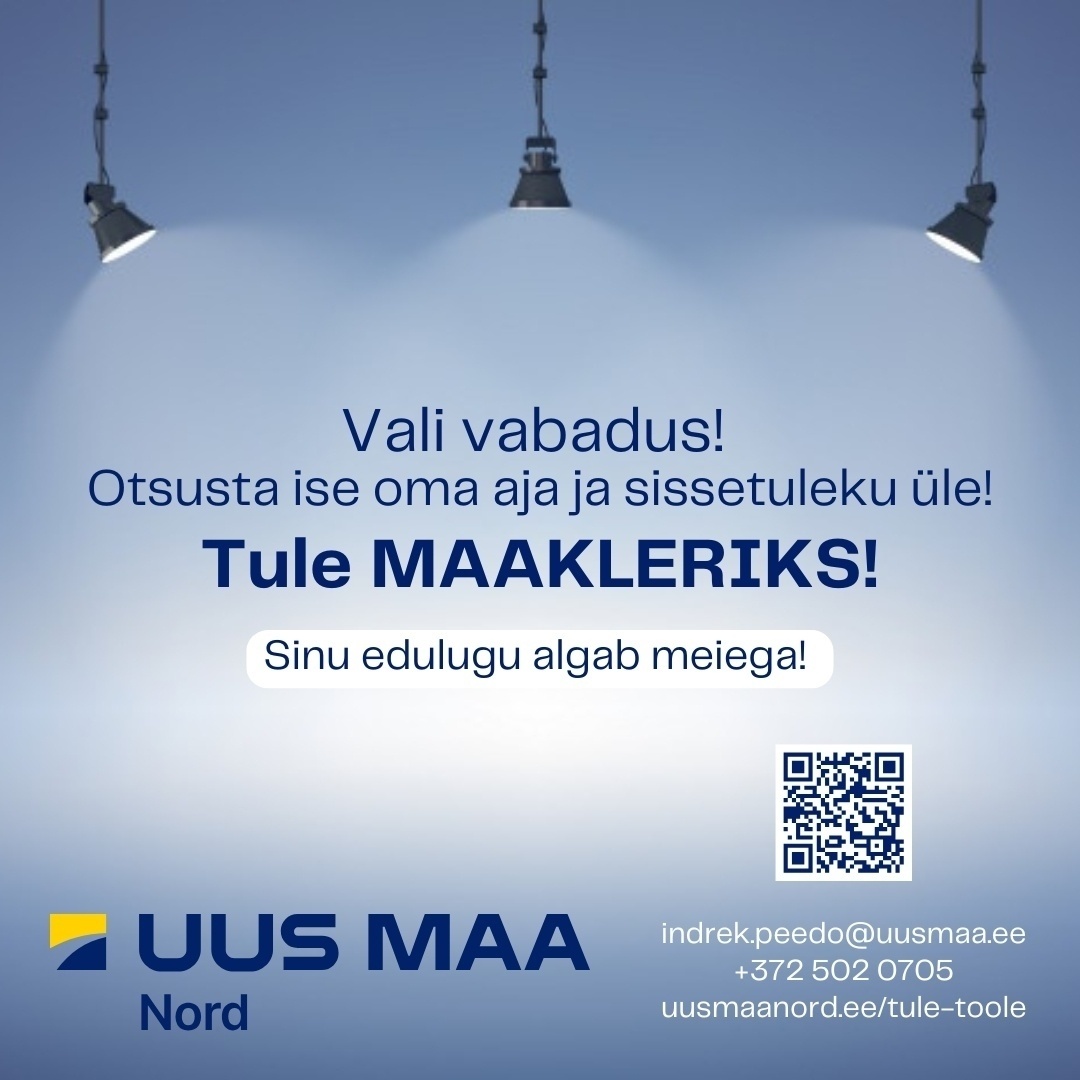 UUS MAA NORD Kinnisvaramaakler