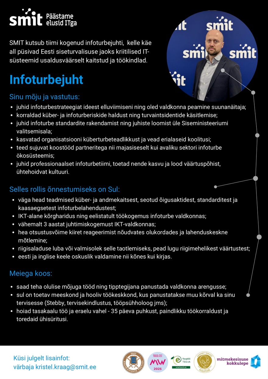 Siseministeeriumi infotehnoloogia- ja arenduskeskus Infoturbejuht