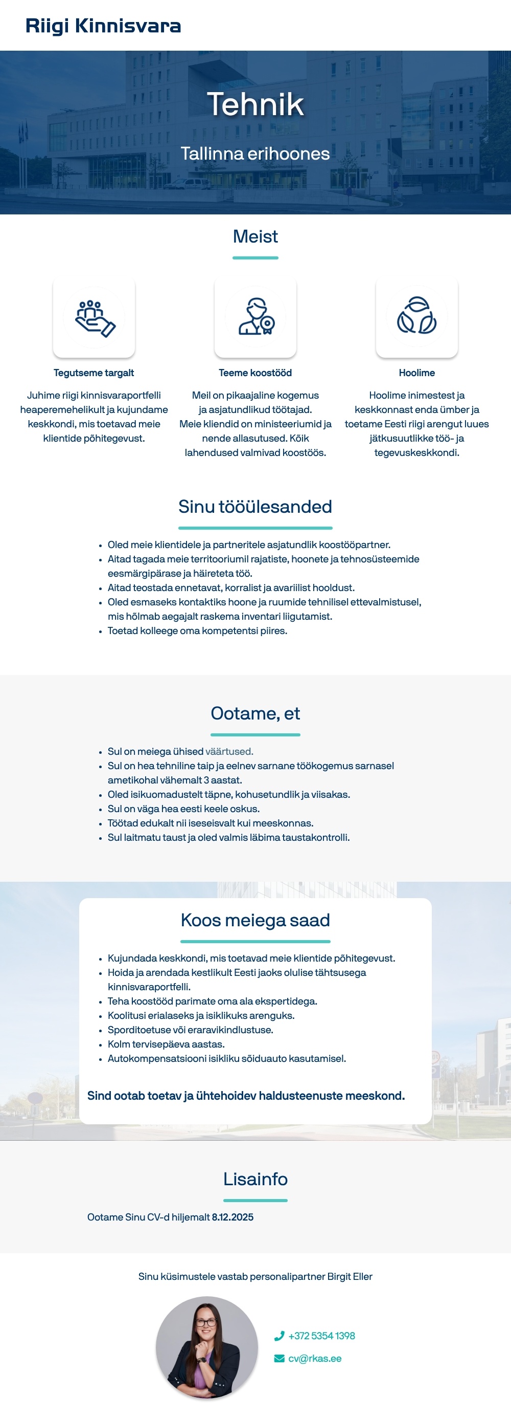 Riigi Kinnisvara AS Tehnik (Tallinn)