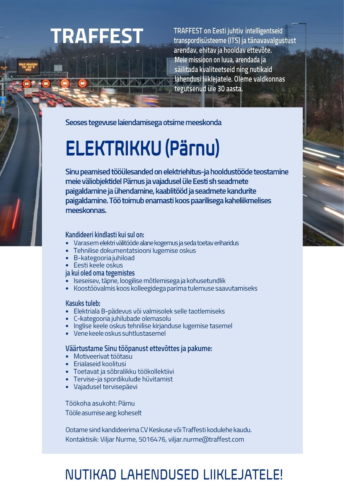 TRAFFEST OÜ Elektrik (Pärnu)
