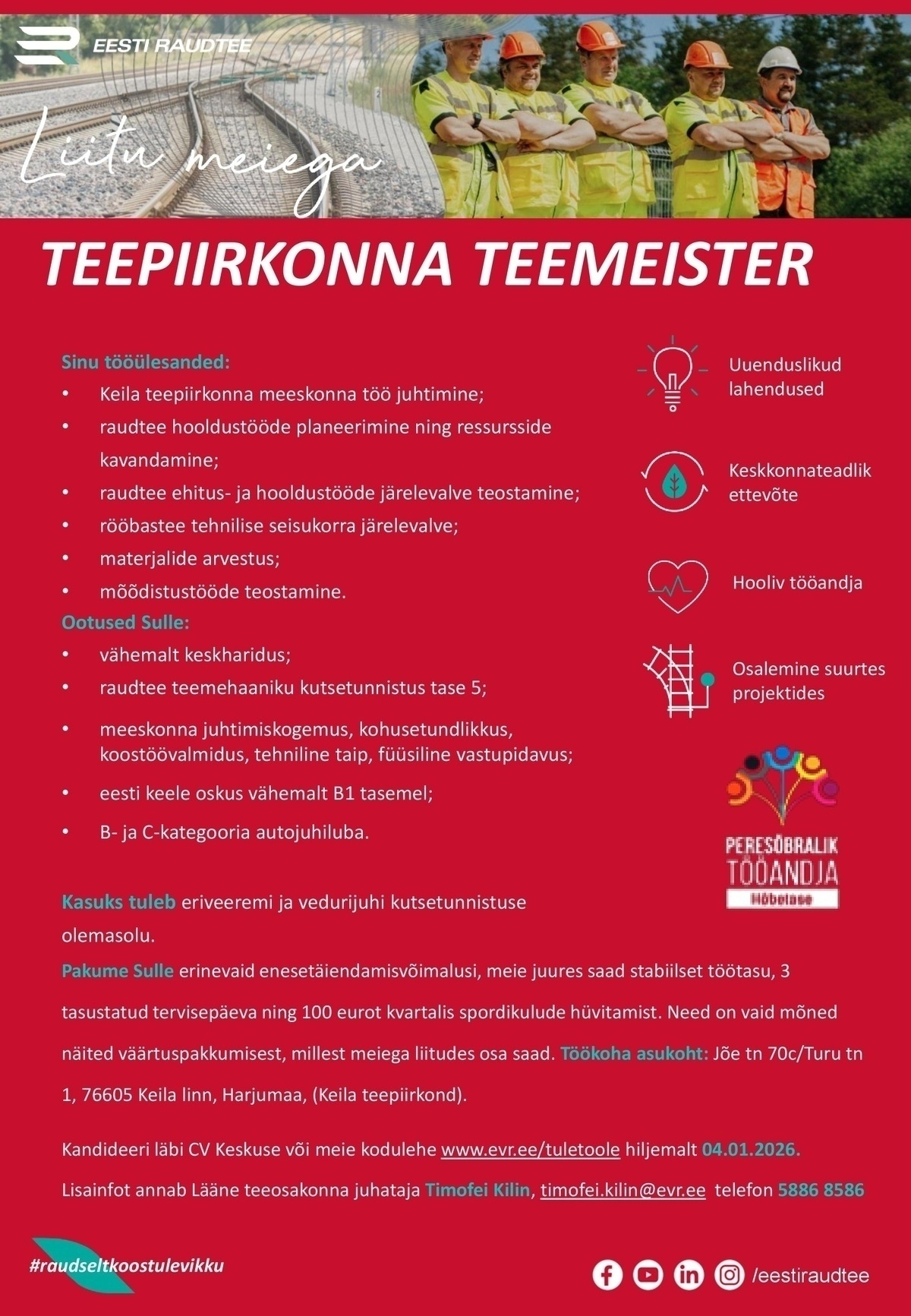 Eesti Raudtee AS Teemeister