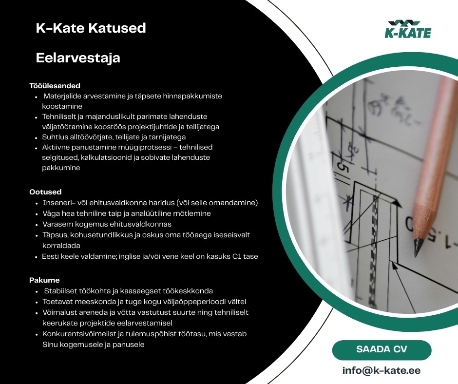 K-Kate Katused OÜ Eelarvestaja