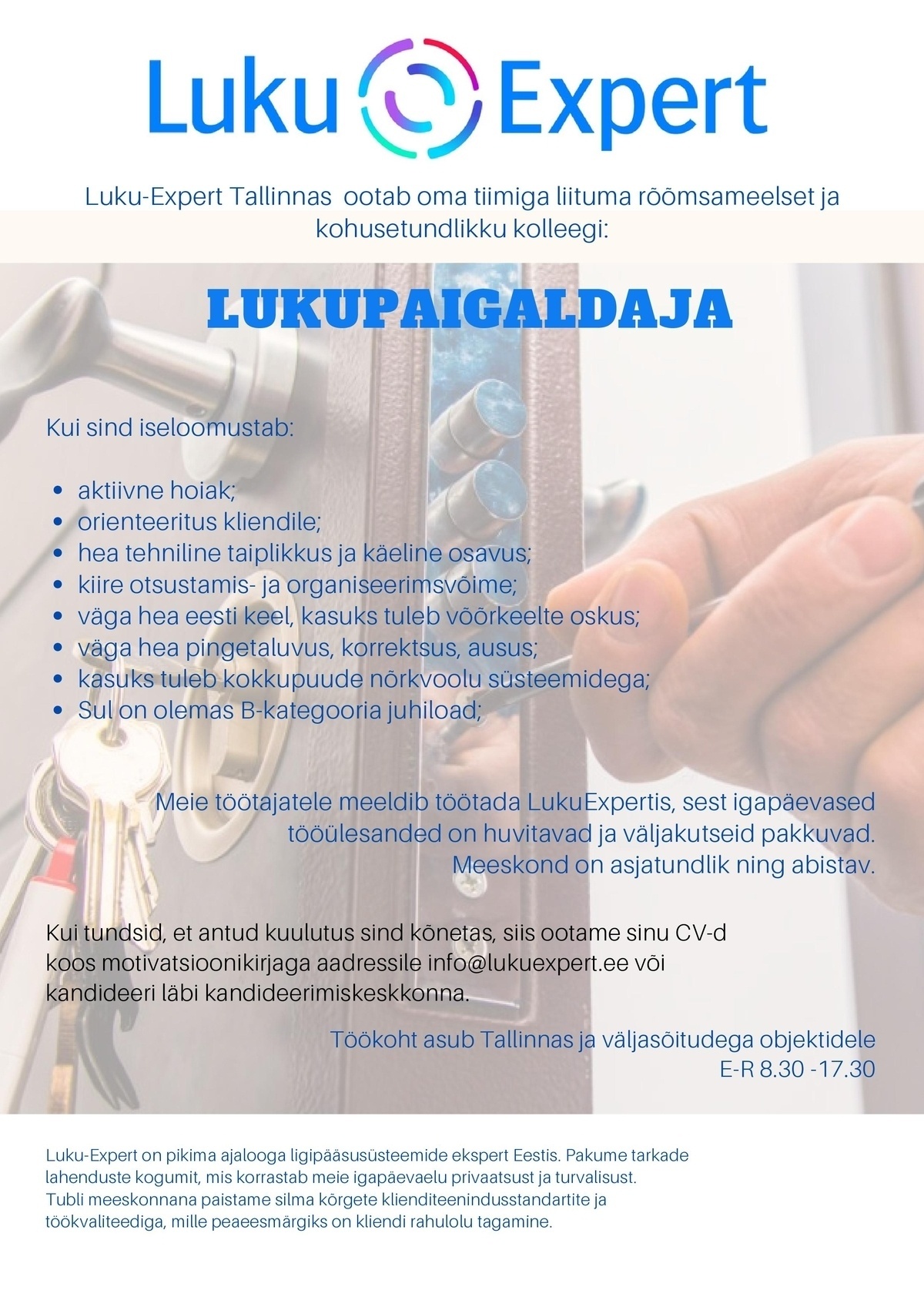 Head Solutions Group OÜ Lukupaigaldaja