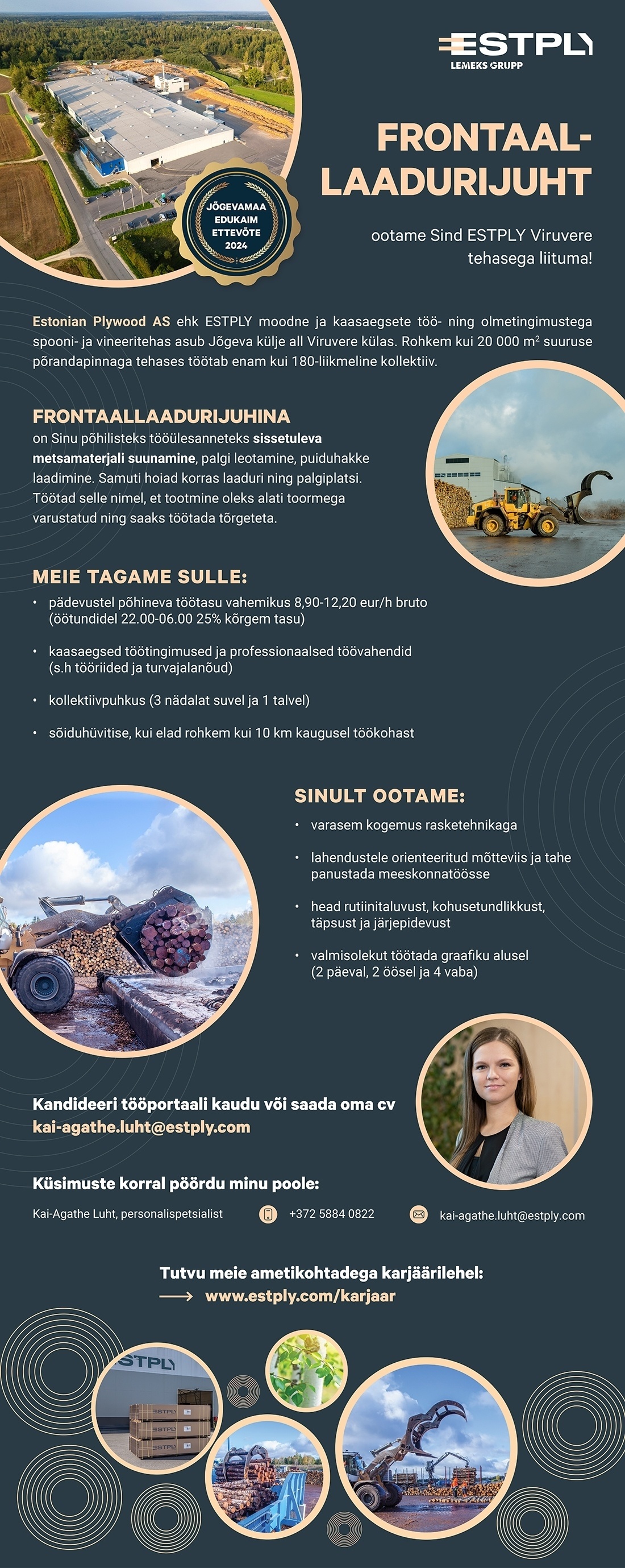 ESTONIAN PLYWOOD AS Frontaallaadurijuht