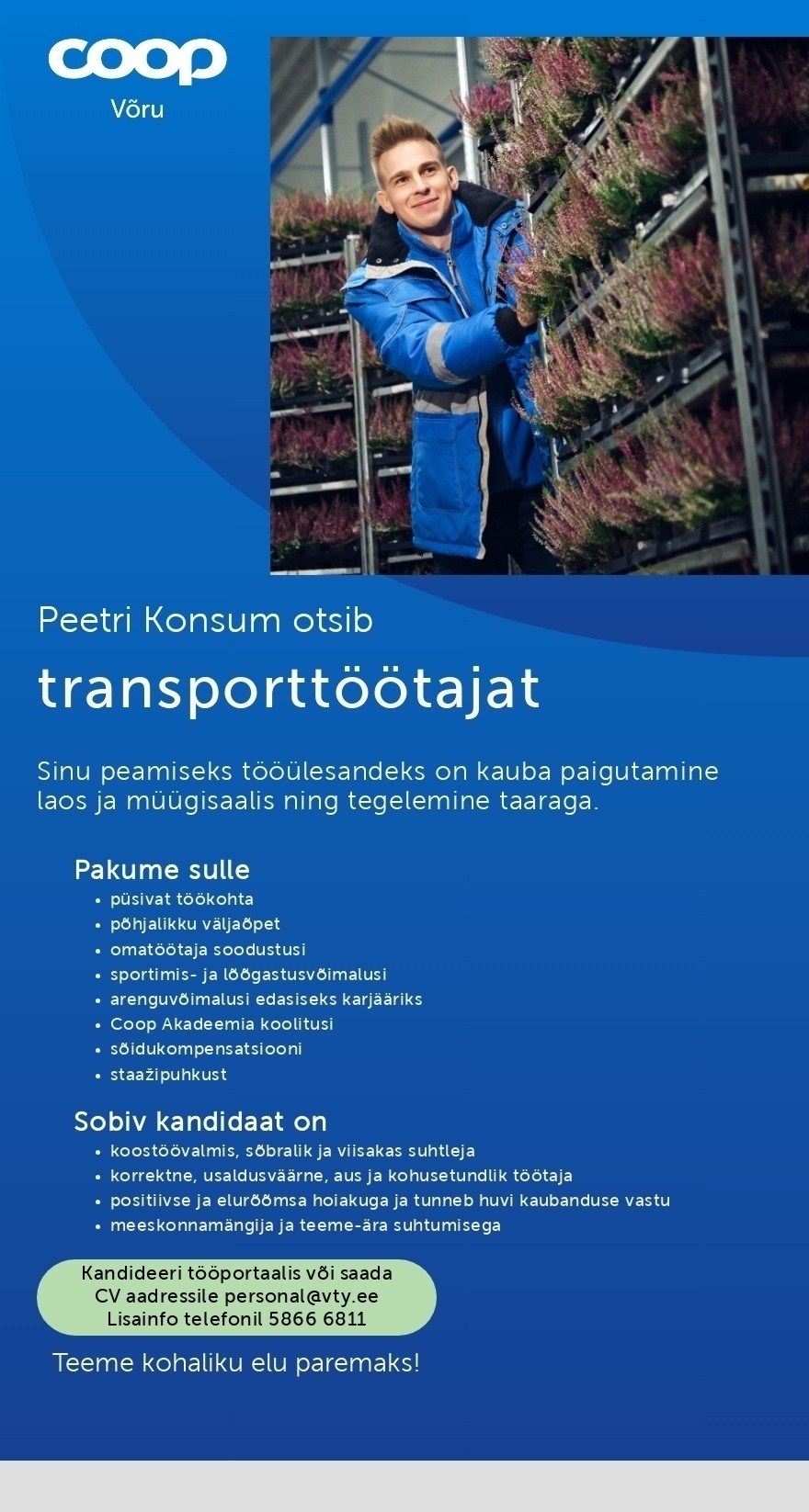 Coop Võru Transporttöötaja (Peetri Konsum)