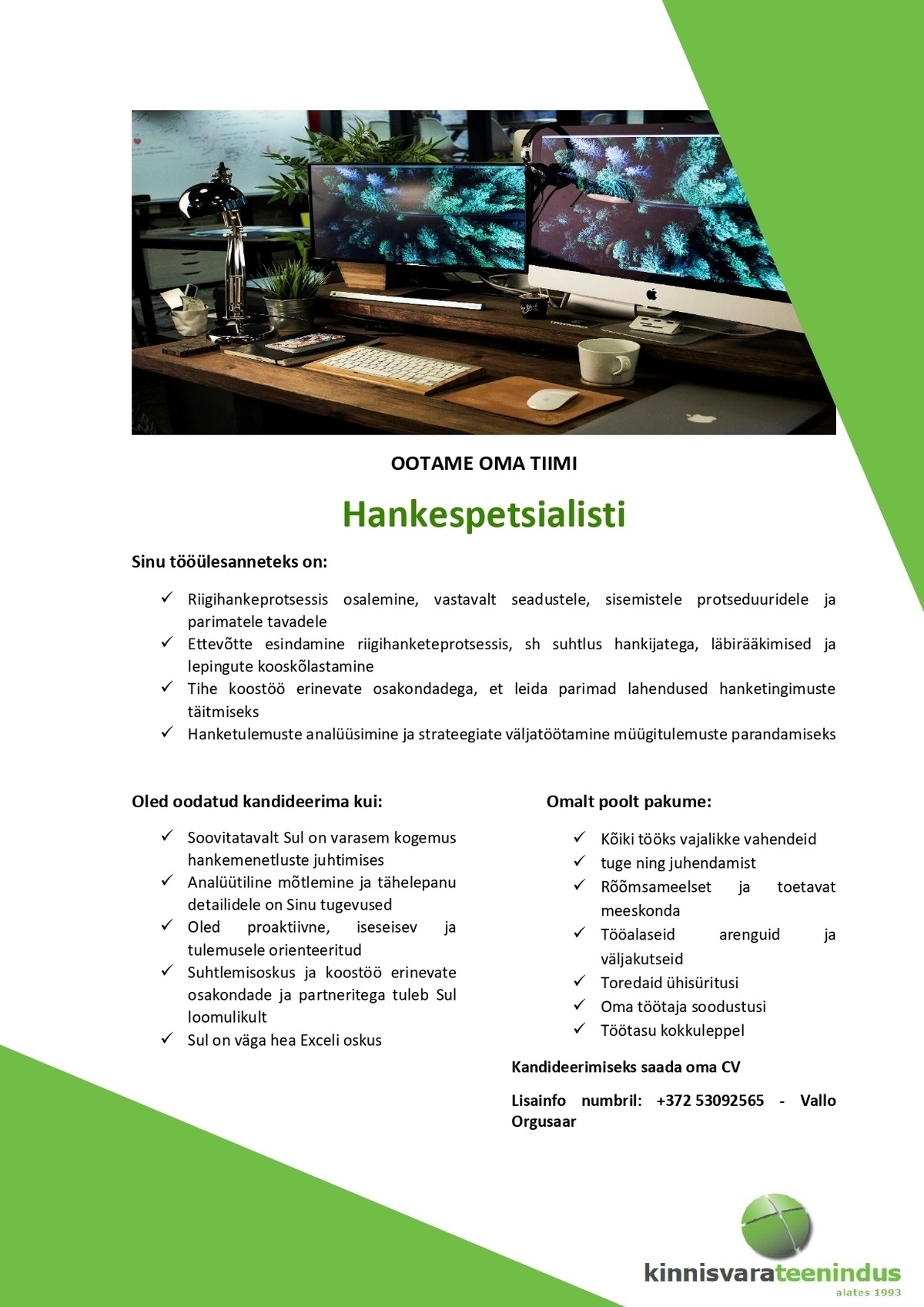 Kinnisvarateenindus OÜ Hankespetsialist