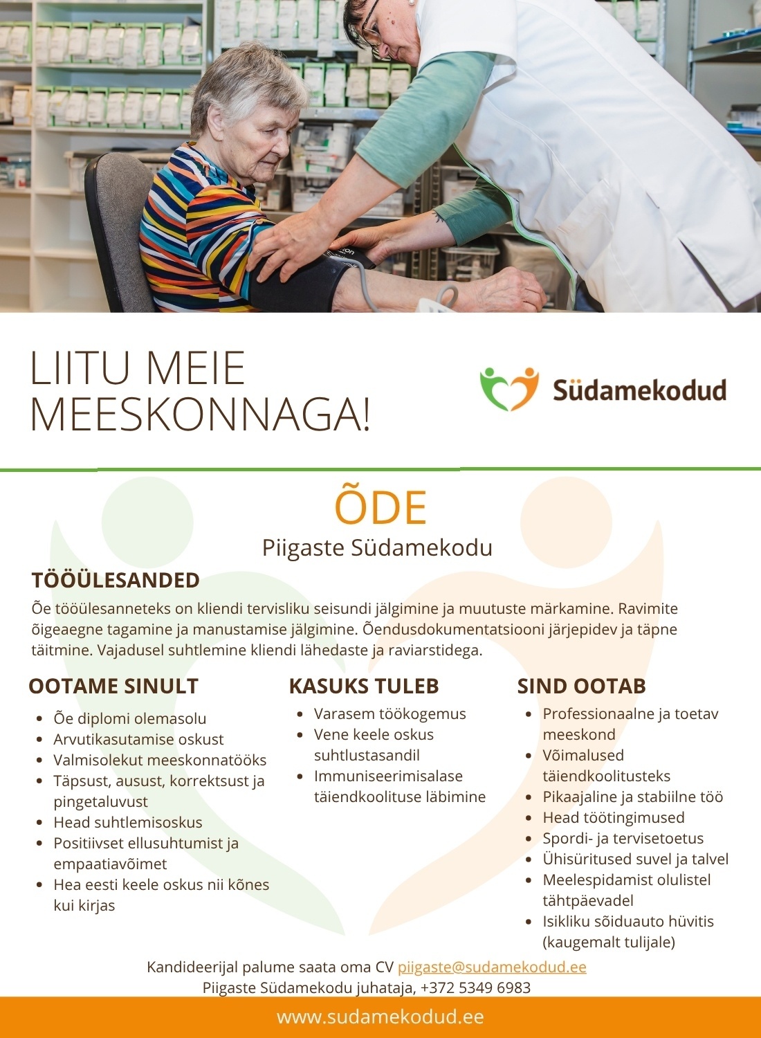 Südamekodud AS Õde Piigaste Südamekodusse