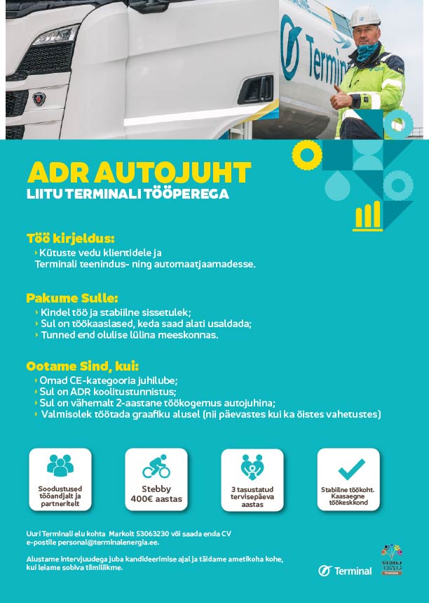 AS Terminal ADR autojuht
