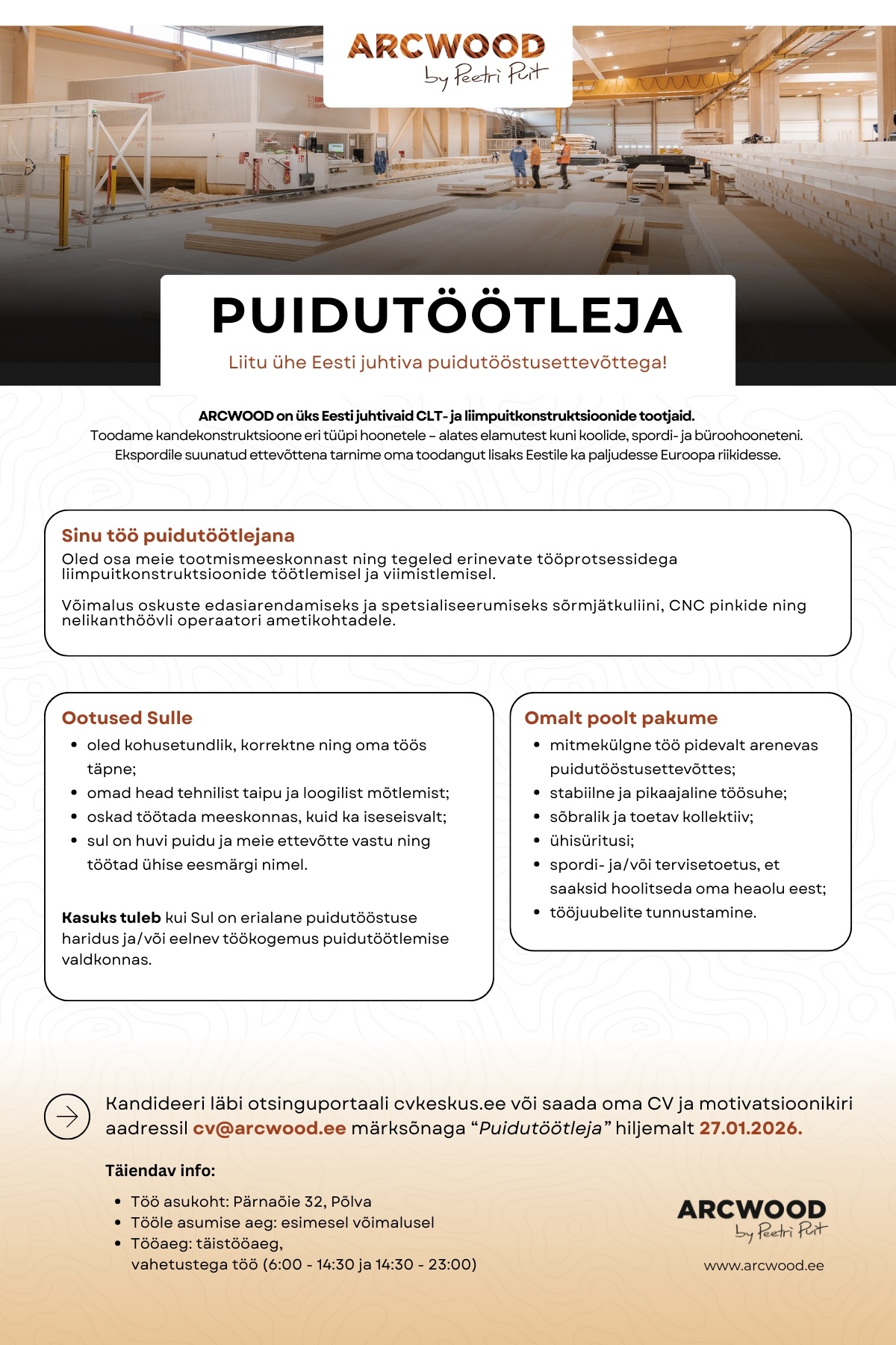 Peetri Puit OÜ PUIDUTÖÖTLEJA