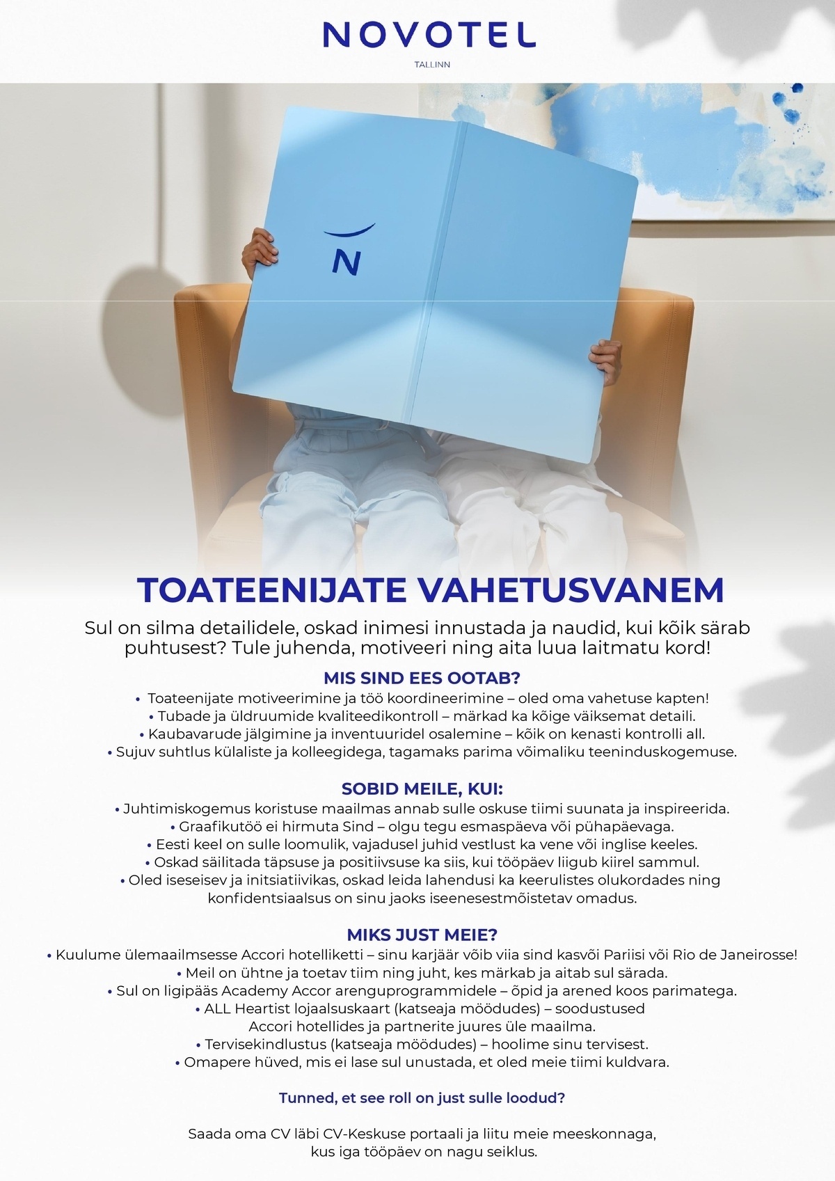 Novotel Tallinn Toateenijate vahetusvanem