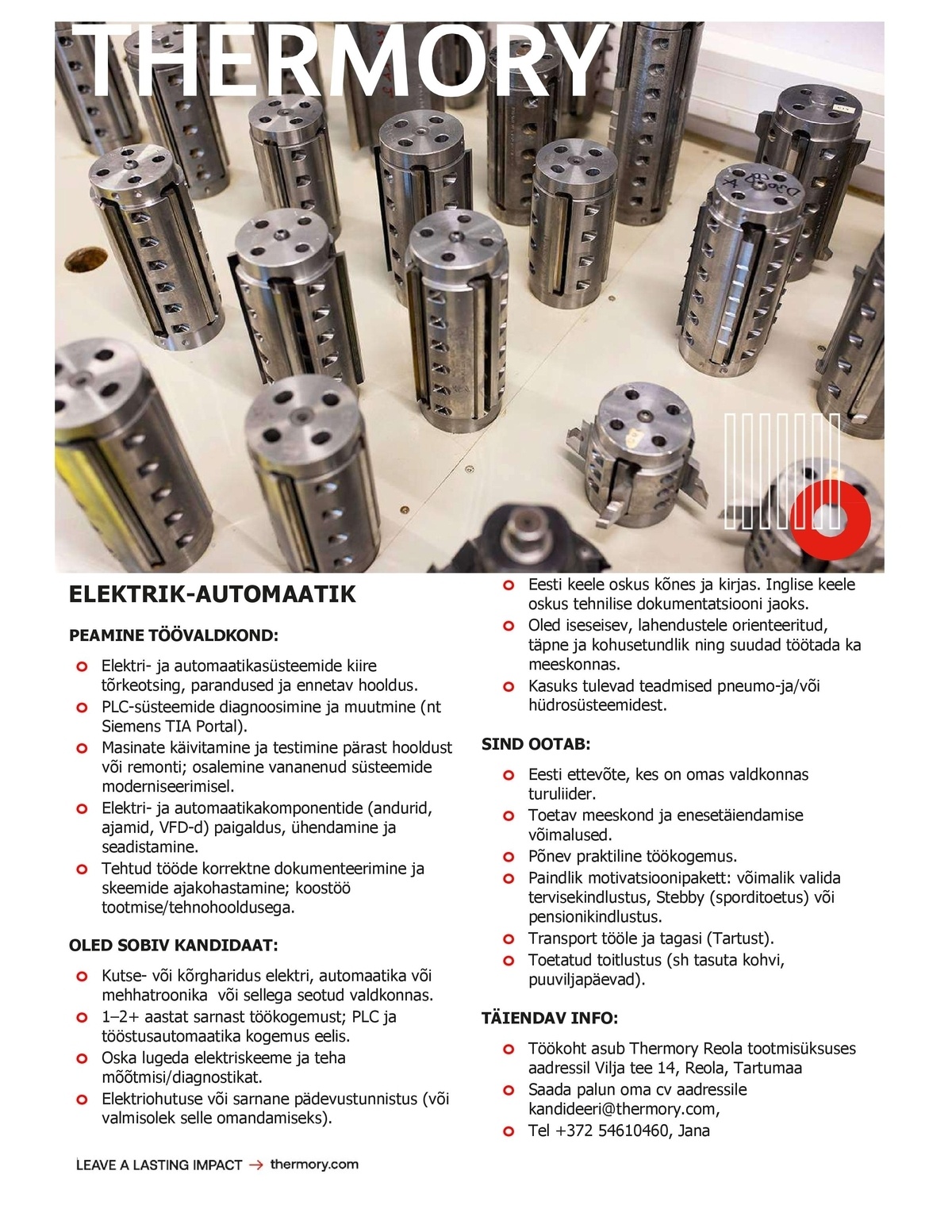 Thermory AS Elektrik-automaatik