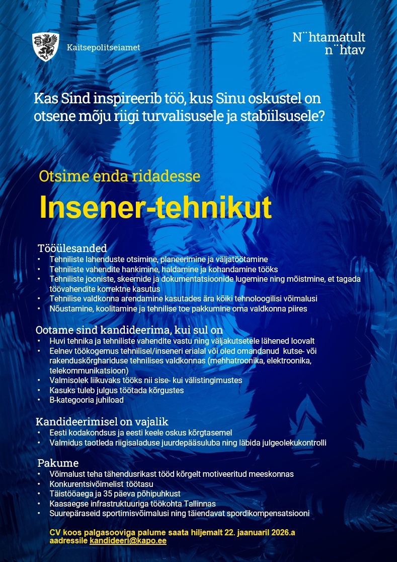 Kaitsepolitseiamet Insener-tehnik