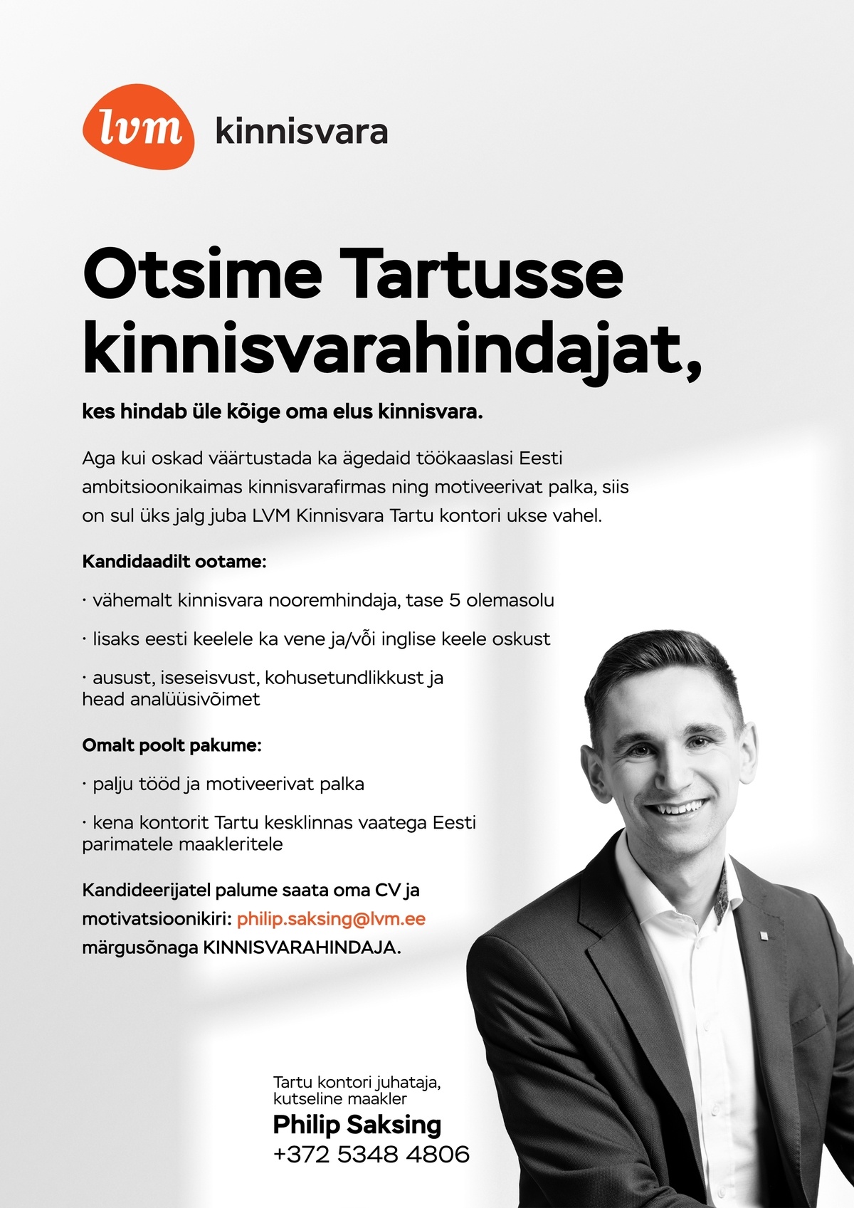 LVM Kinnisvara Tartu OÜ Kinnisvarahindaja