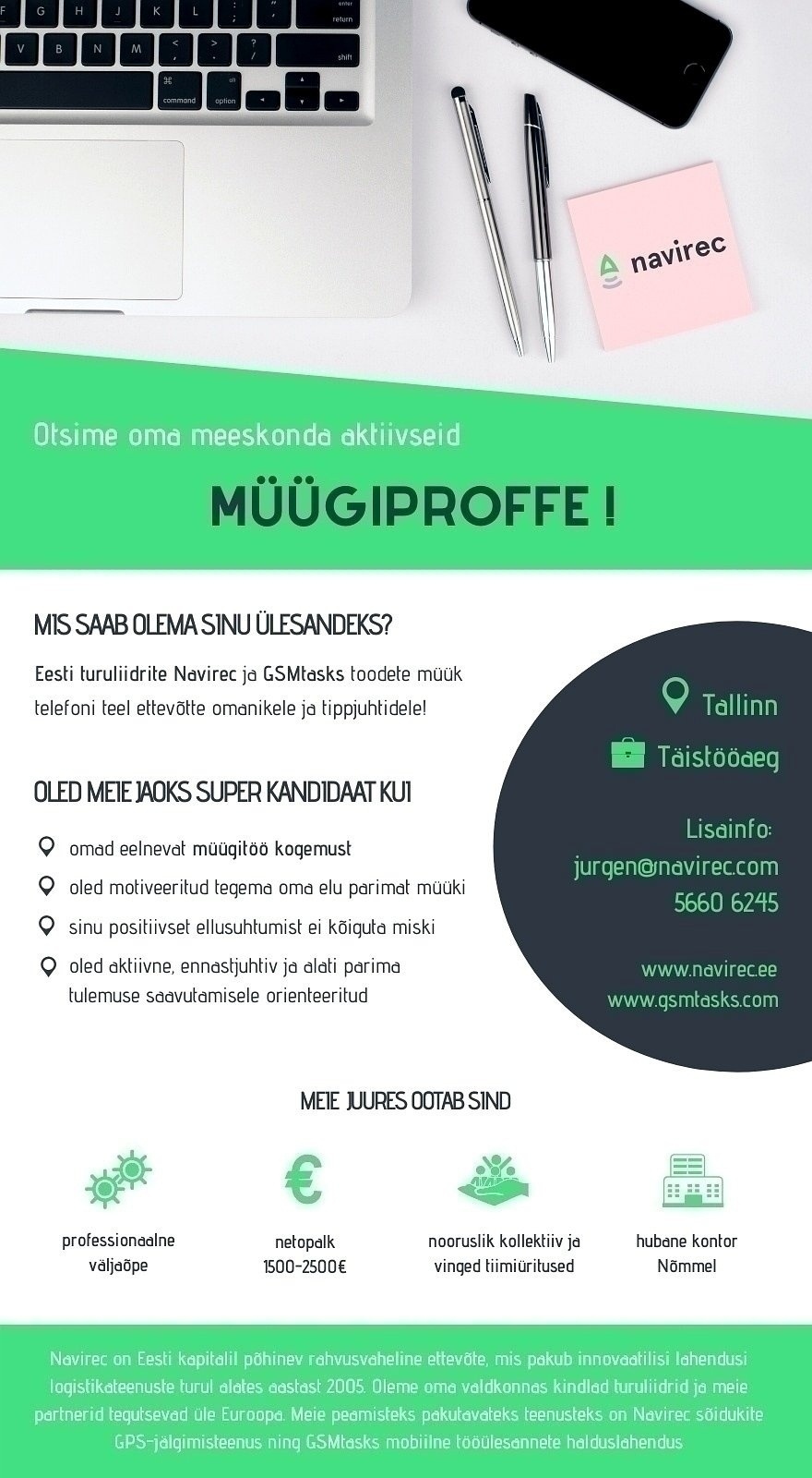 Navirec MÜÜGIPROFF - Navirec