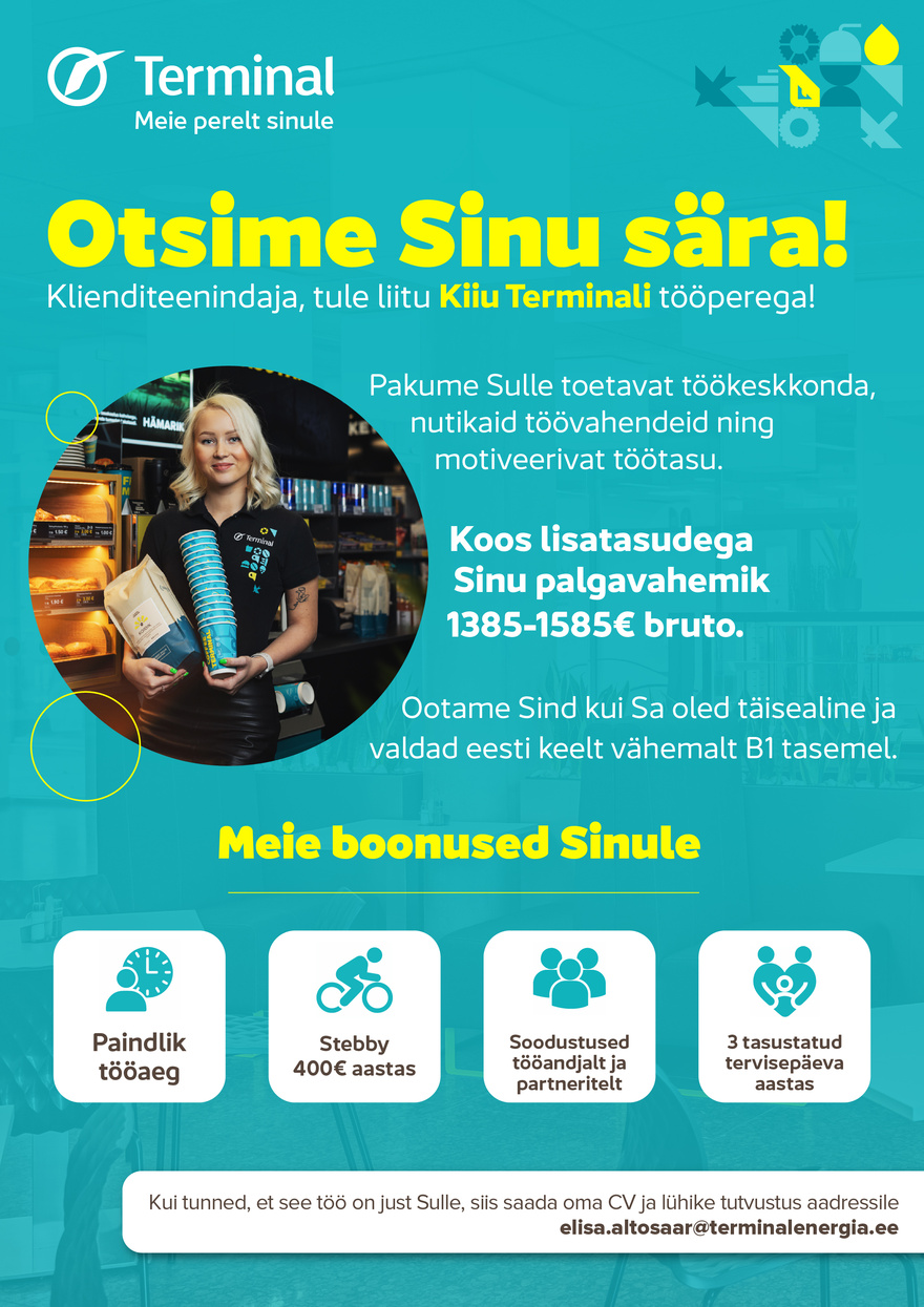 AS Terminal Klienditeenindaja Kiiu teenindusjaama