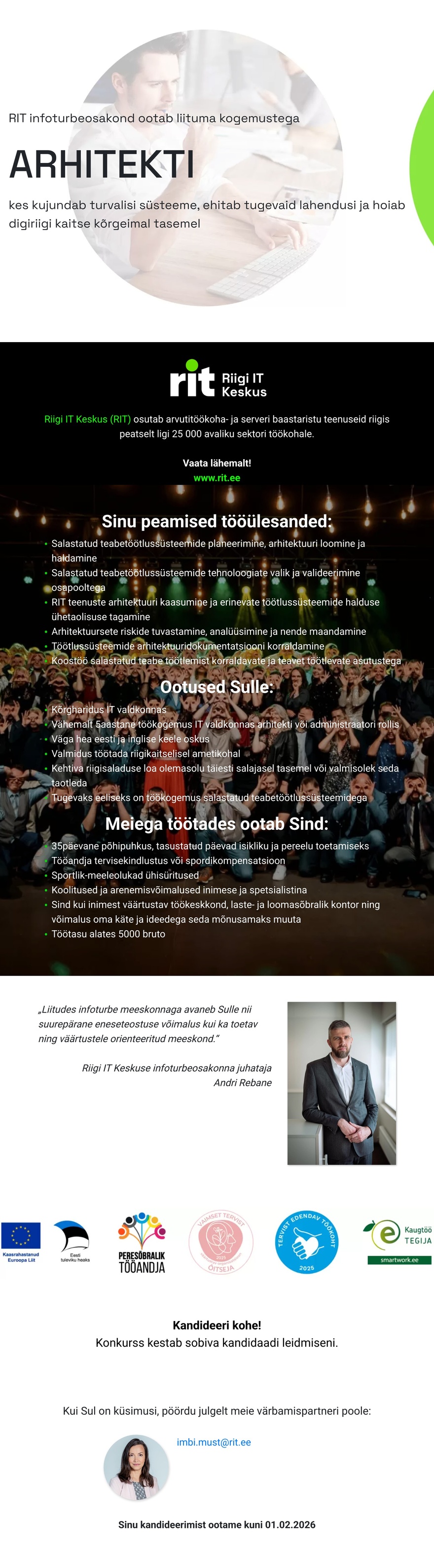 Riigi IT Keskus Arhitekt