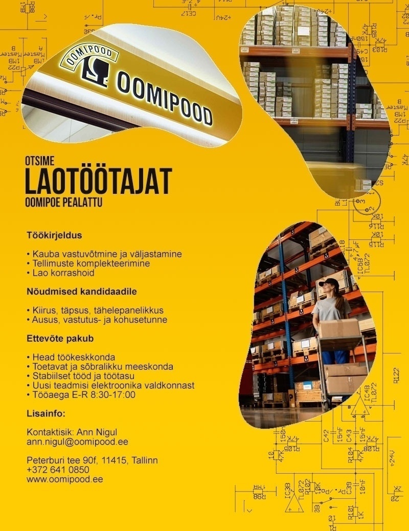 Dormikor OÜ / Oomipood Laohoidja Oomipoe laos