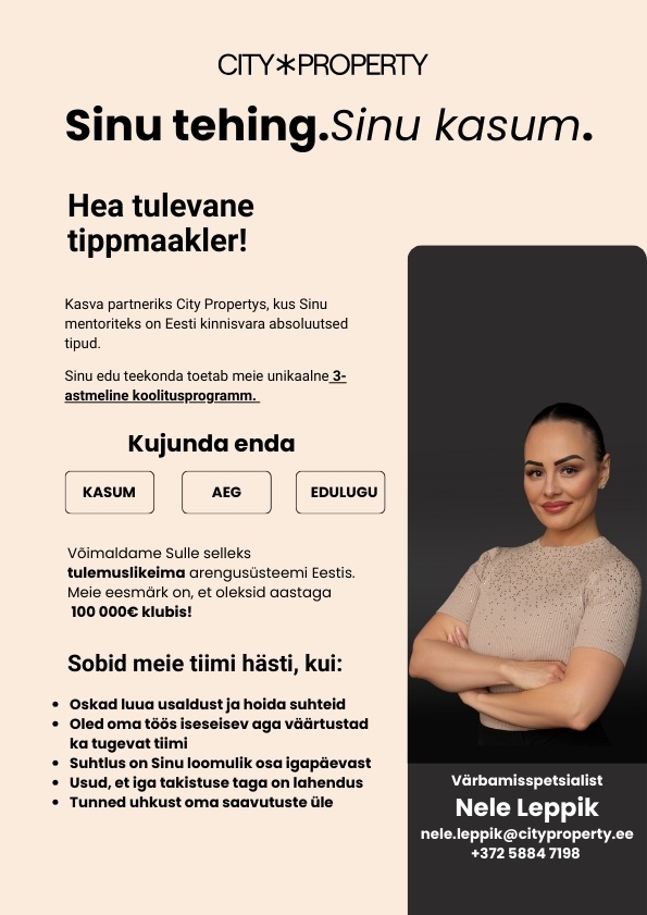 CITY PROPERTY OÜ Maakler