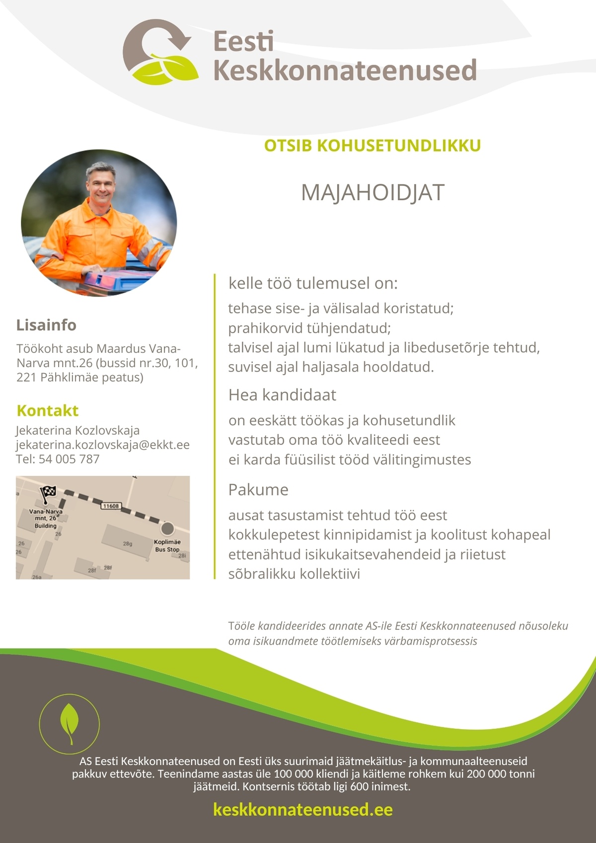 Eesti Keskkonnateenused AS Majahoidja