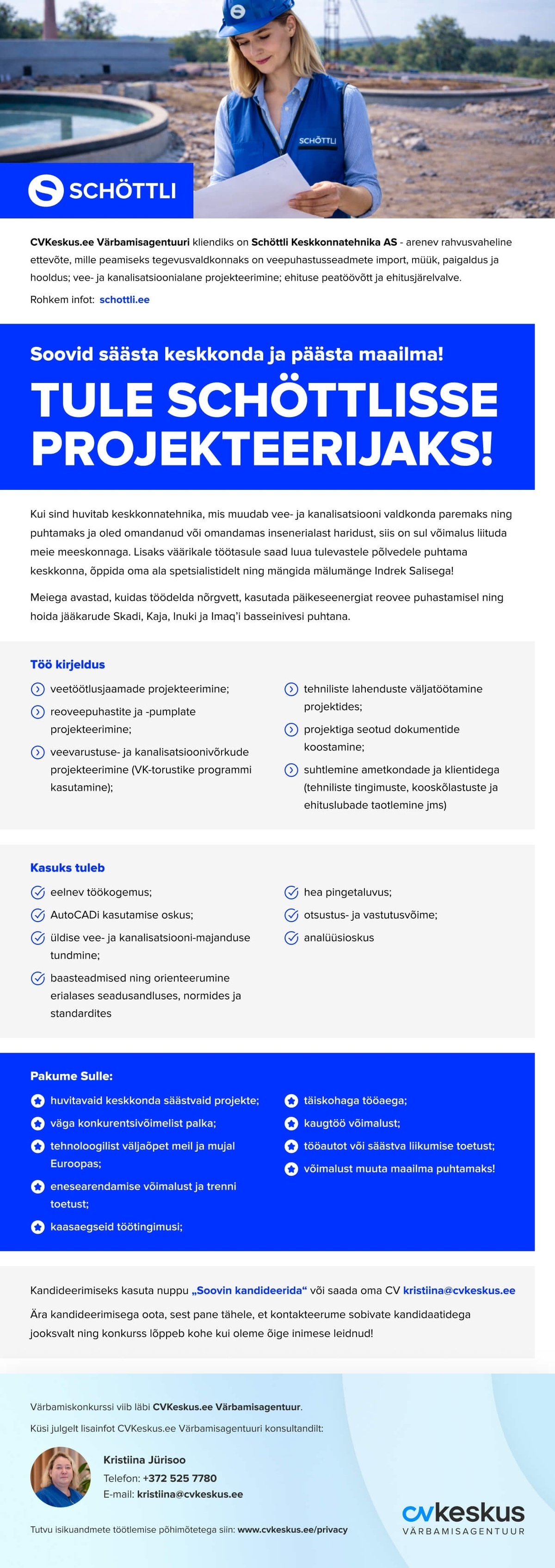 Schöttli Keskkonnatehnika AS PROJEKTEERIJA (vesi ja kanalisatsioon)