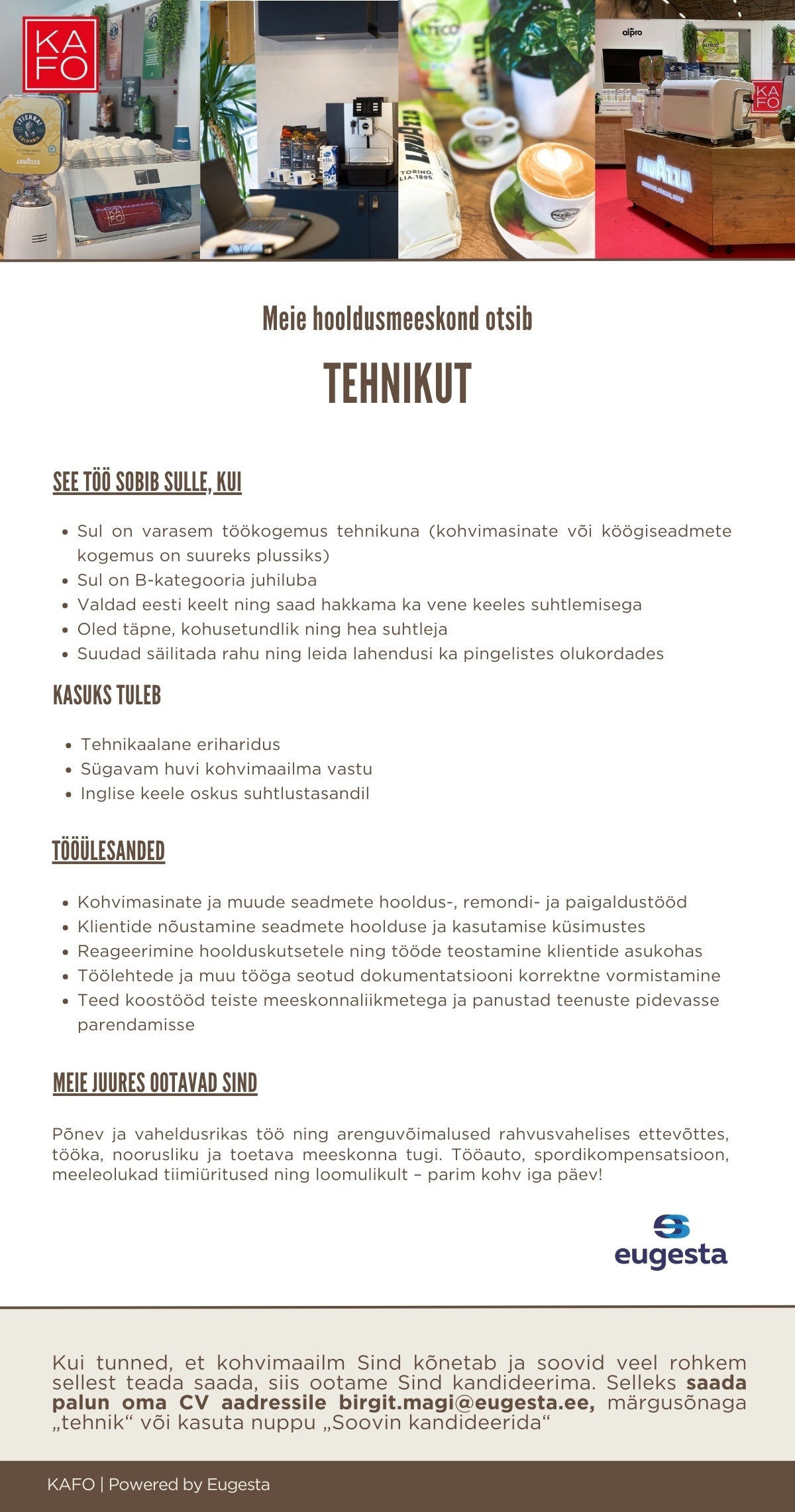 Eugesta Eesti OÜ Tehnik