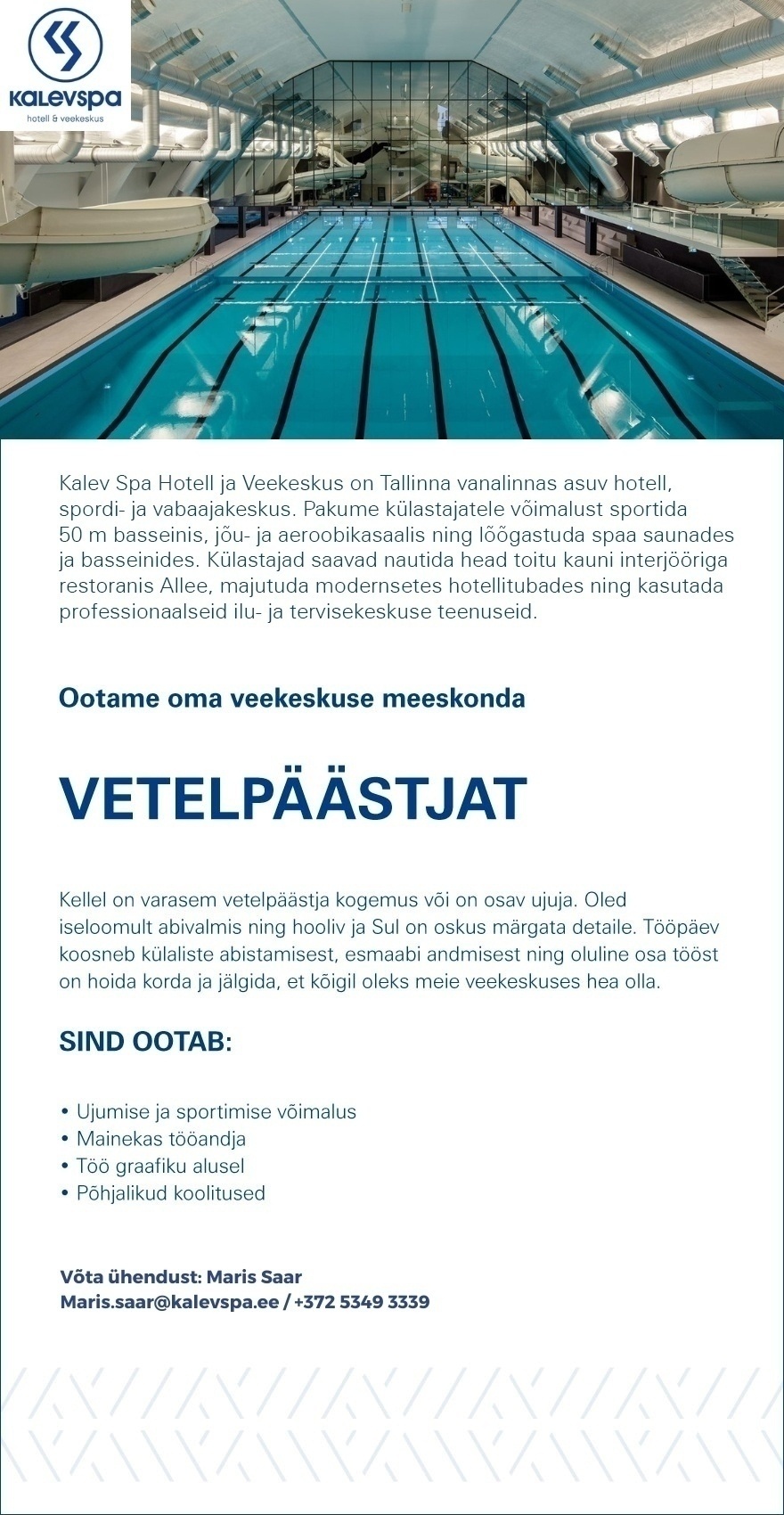 Kalevi Veekeskus OÜ Vetelpäästja