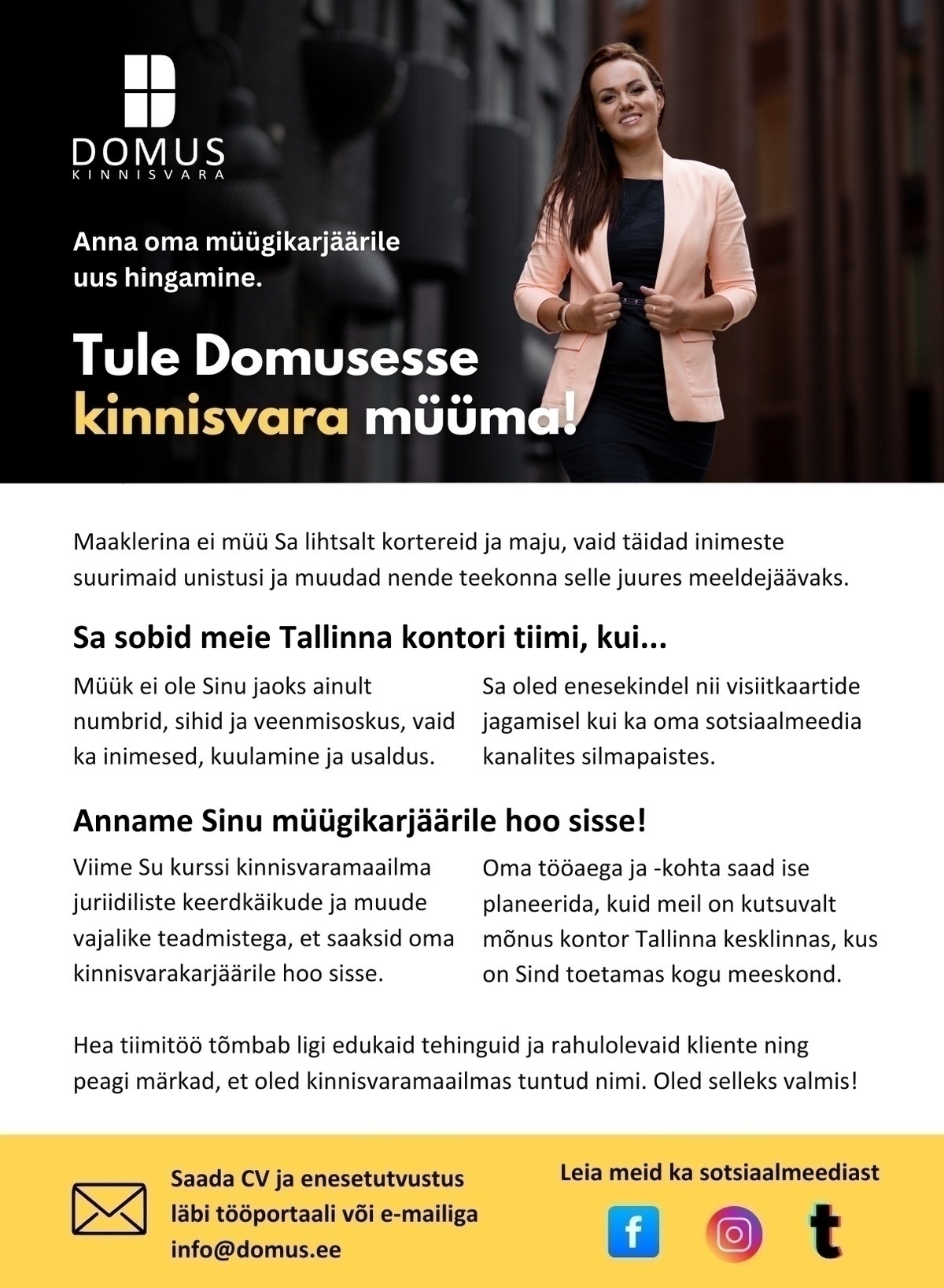 Domus Kinnisvara Vahendus OÜ Maakler