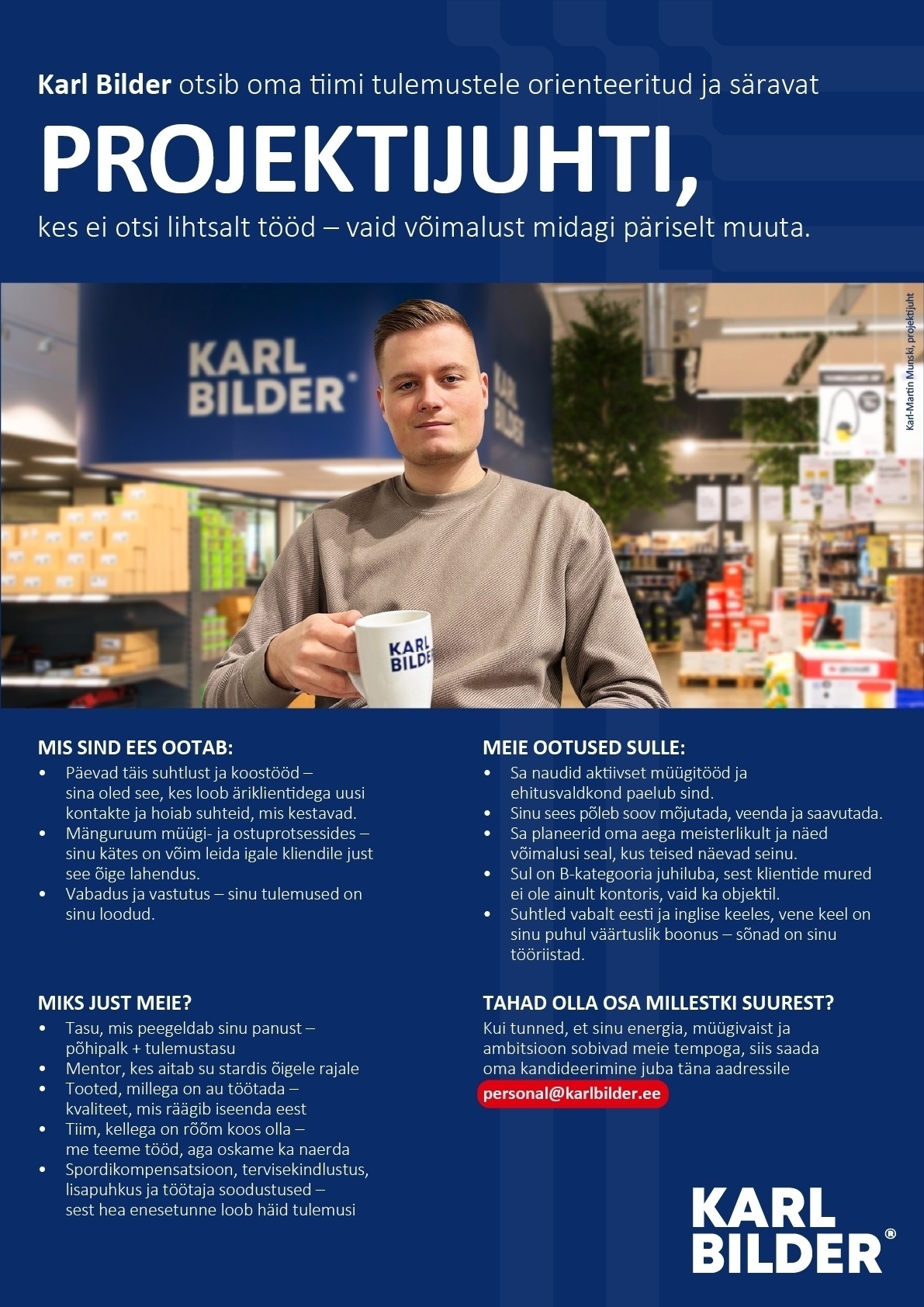 Karl Bilder OÜ Projektijuht