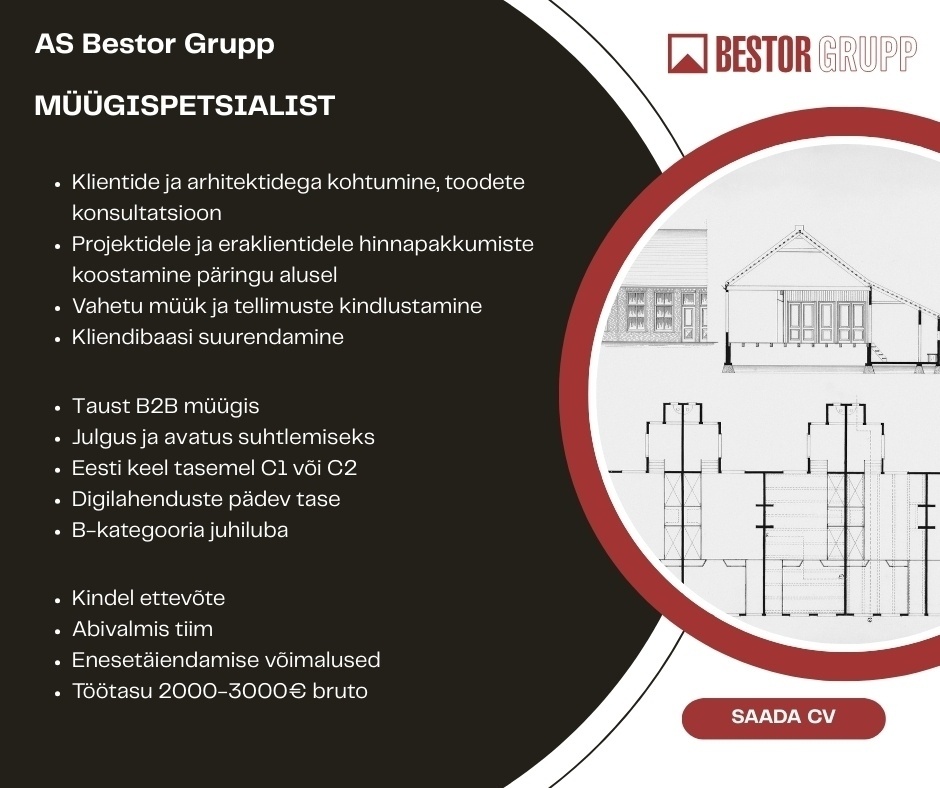 AS Bestor Grupp Müügispetsialist