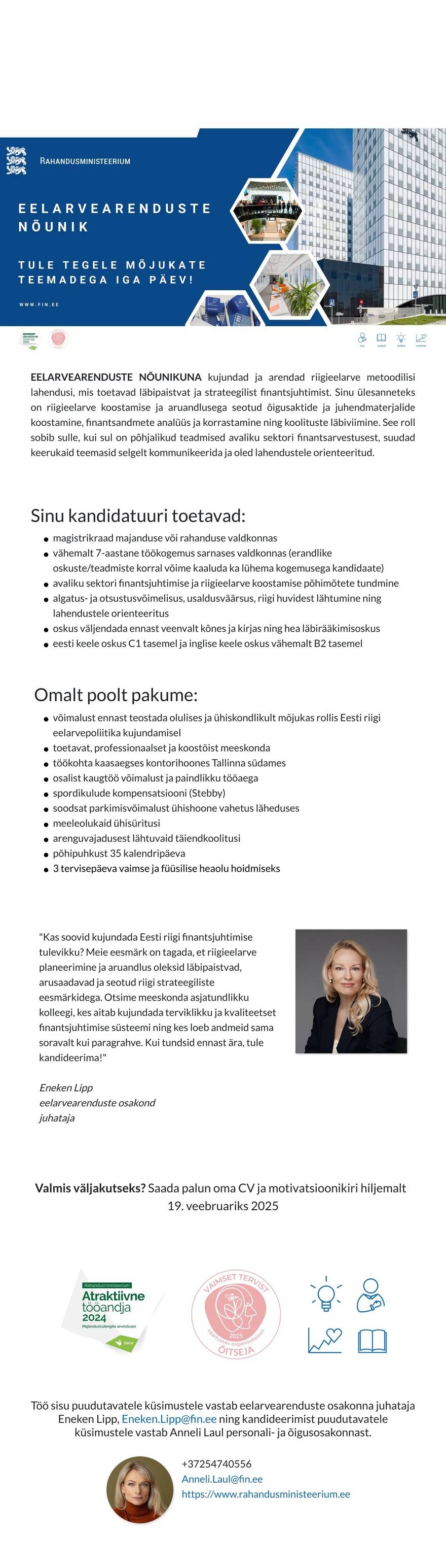 Rahandusministeerium NÕUNIK (eelarvearendused)