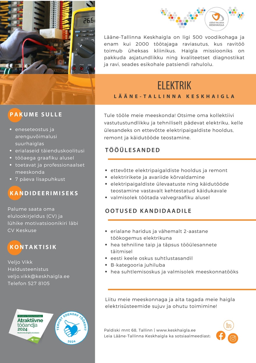 AS Lääne-Tallinna Keskhaigla Elektrik