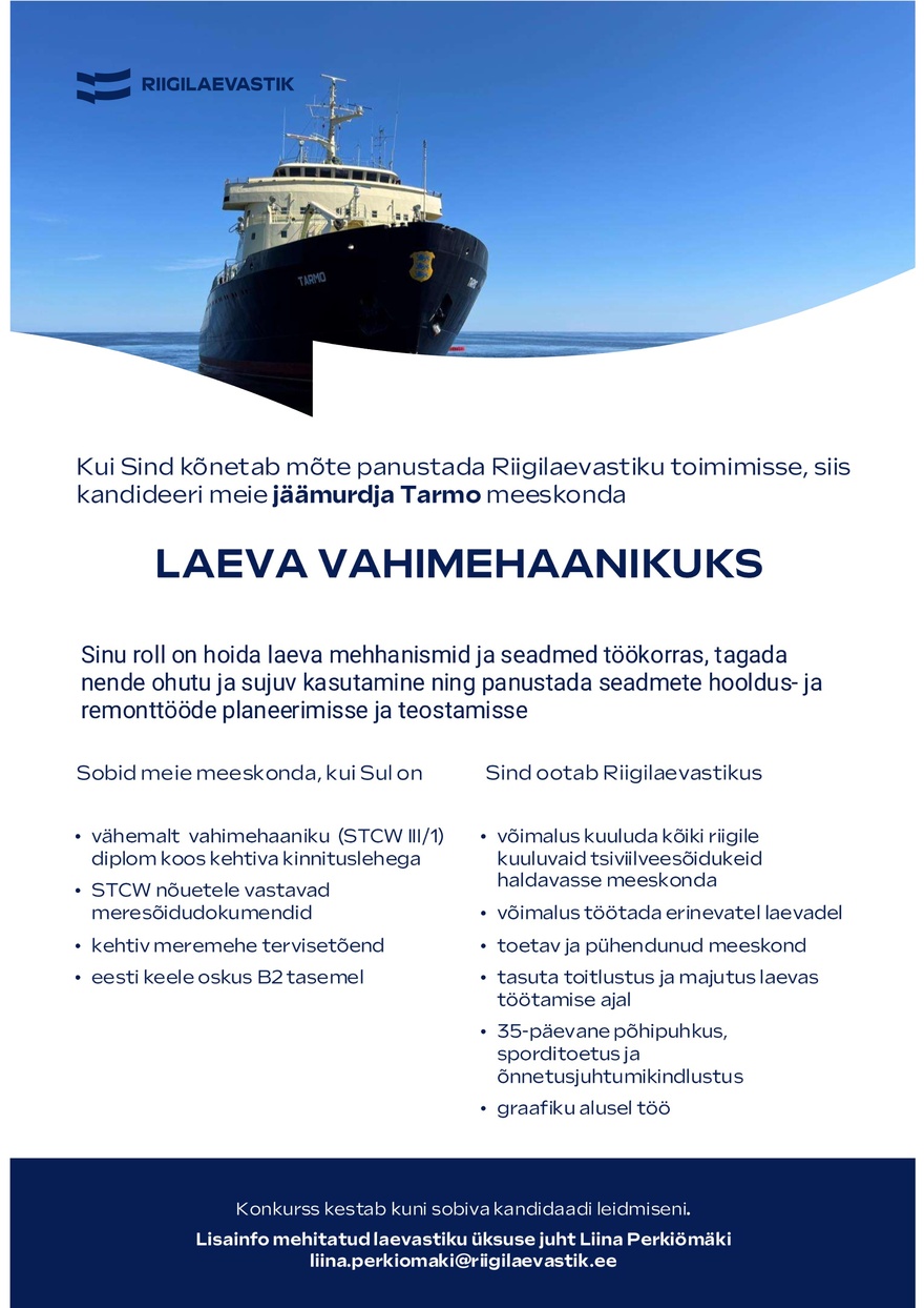 Riigilaevastik Vahimehaanik