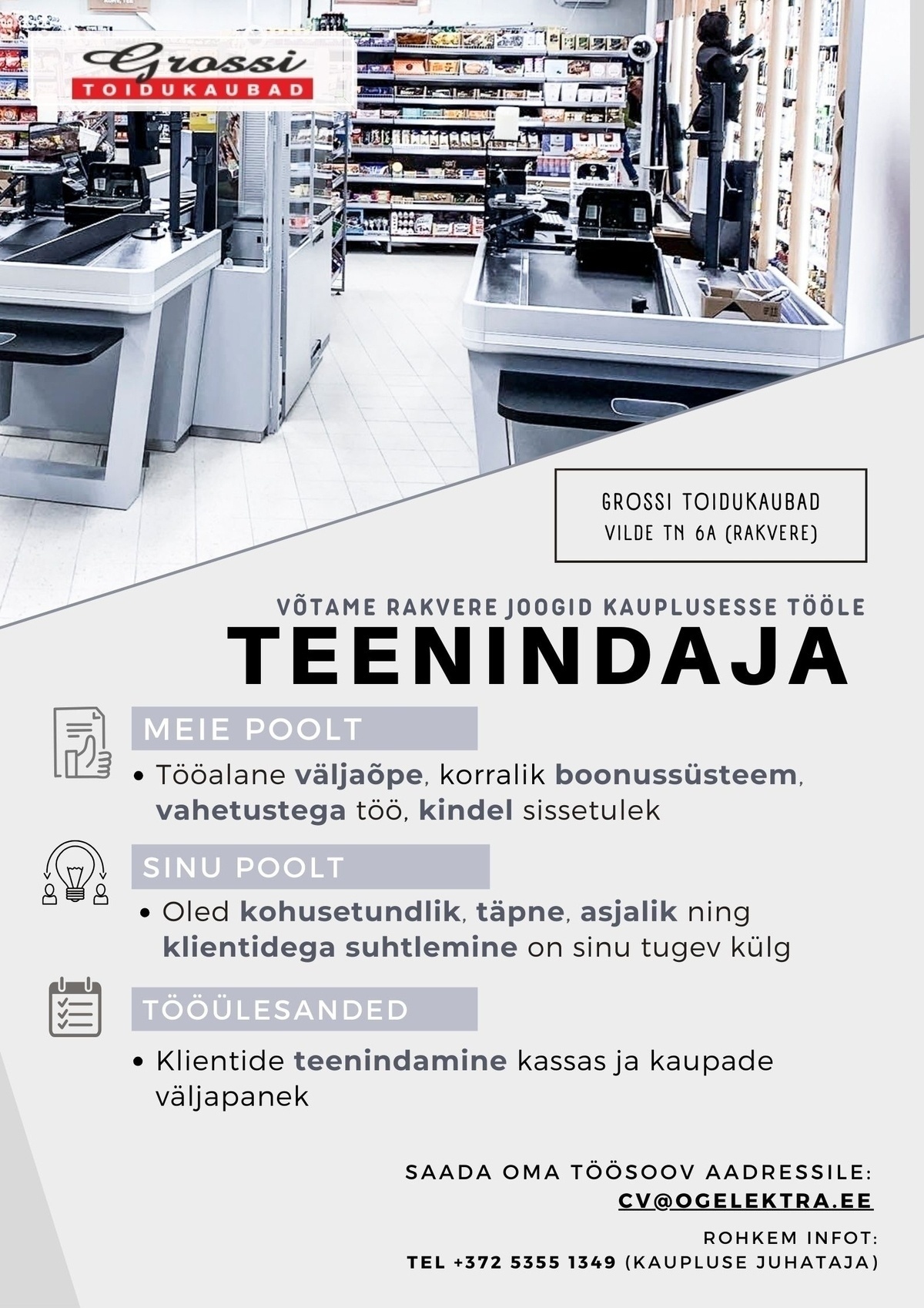 OG Elektra AS Teenindaja (Rakvere "Joogid")