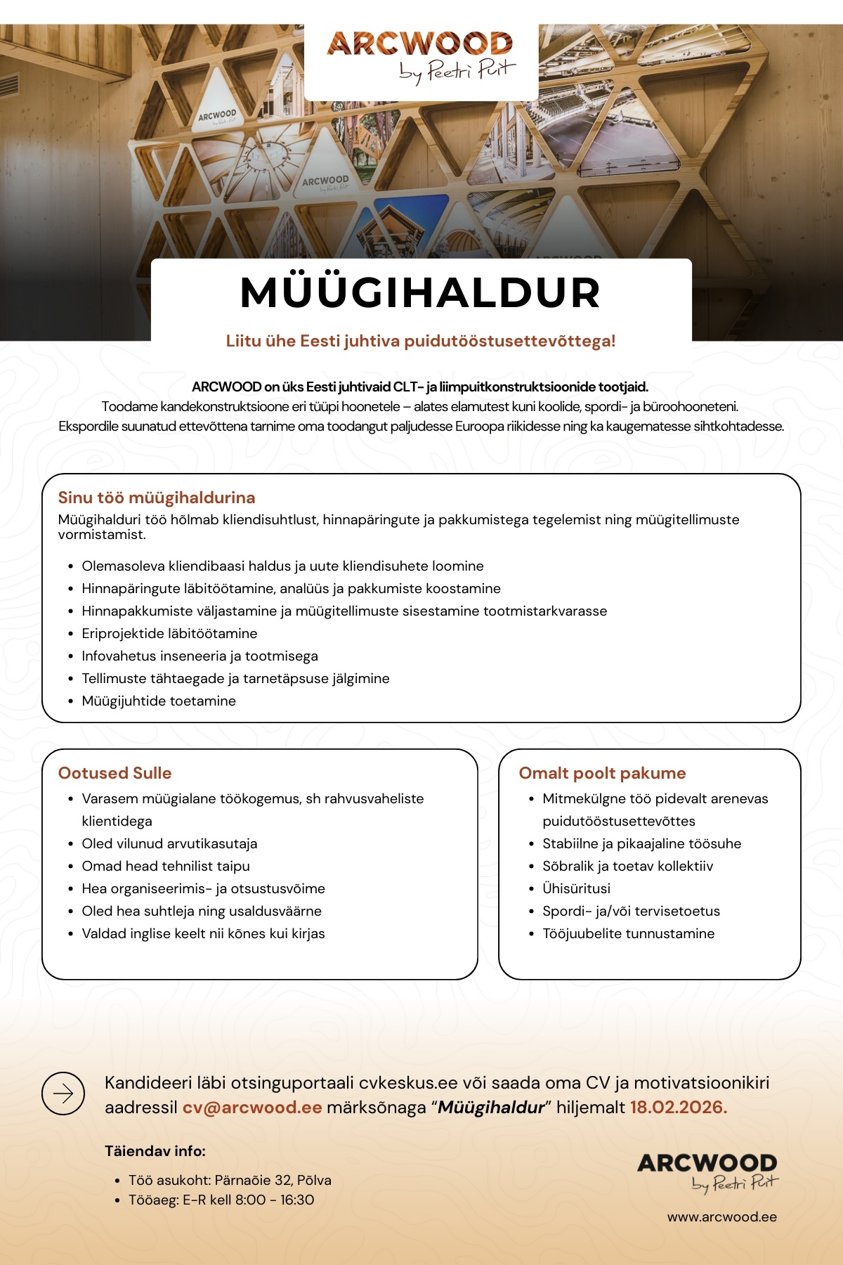 Peetri Puit OÜ Müügihaldur