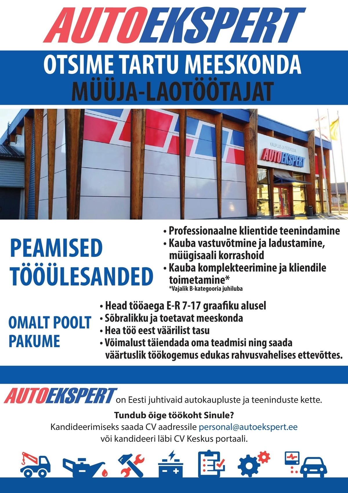 KG Knutsson AS Müüja-laotöötaja