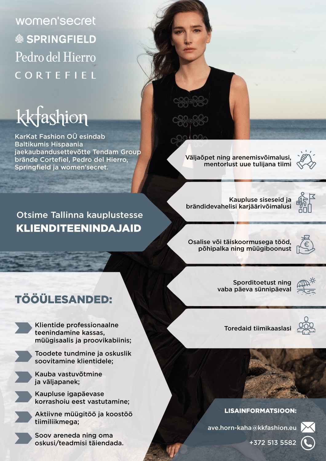 KARKAT FASHION OÜ Müügikonsultant/Klienditeenindaja