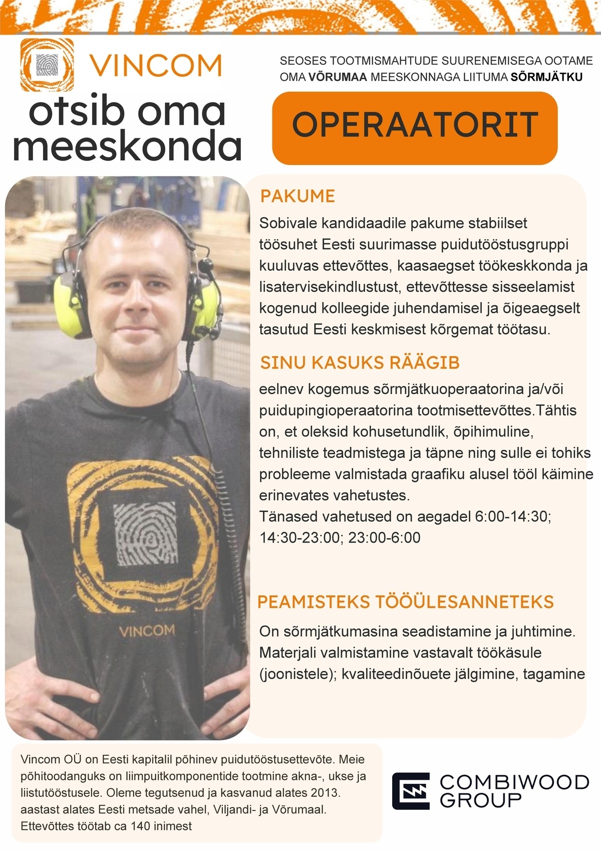 Vincom OÜ Sõrmjätku operaator