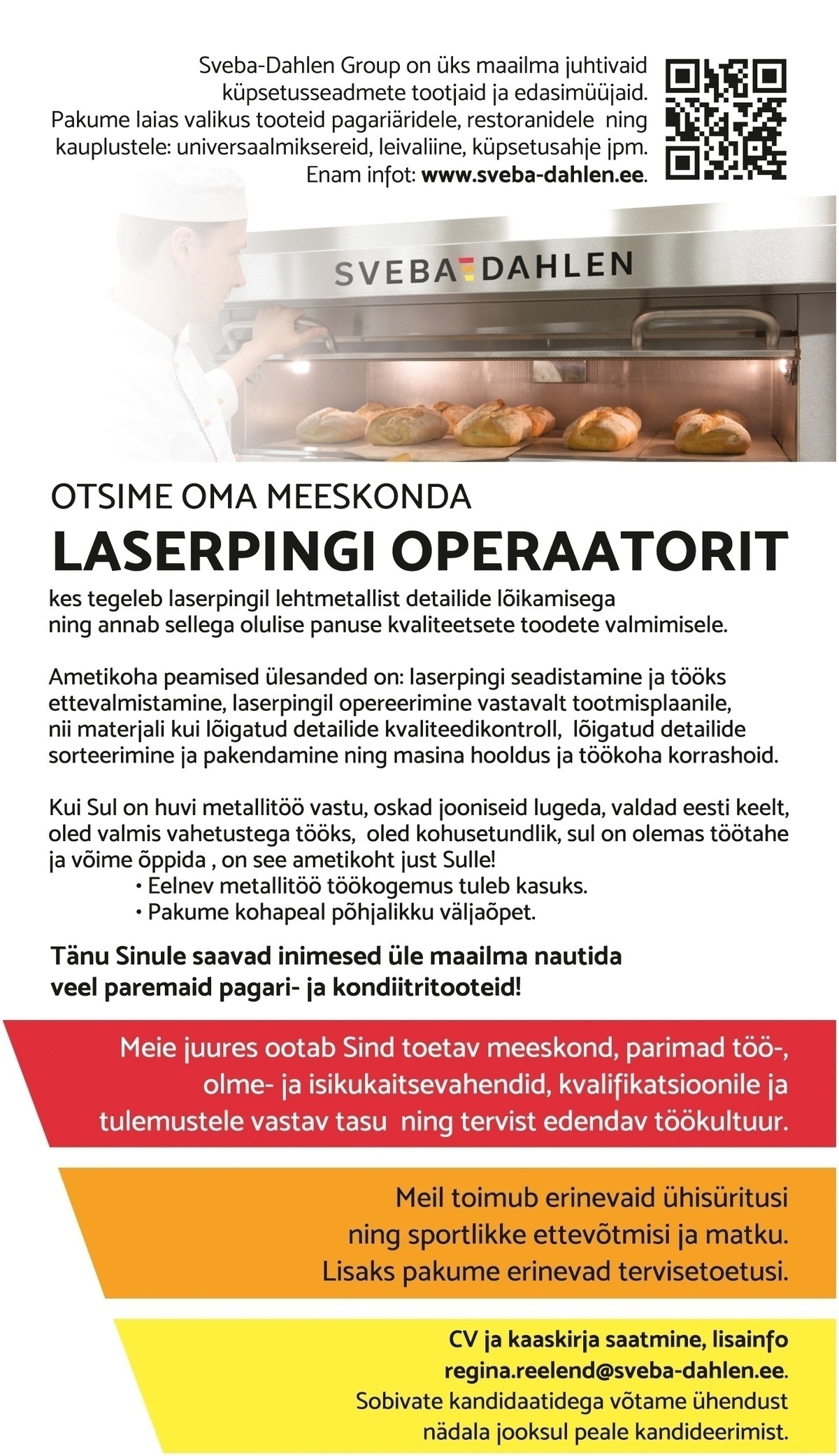 SVEBA-DAHLEN BALTIC OÜ Laserpingi operaator