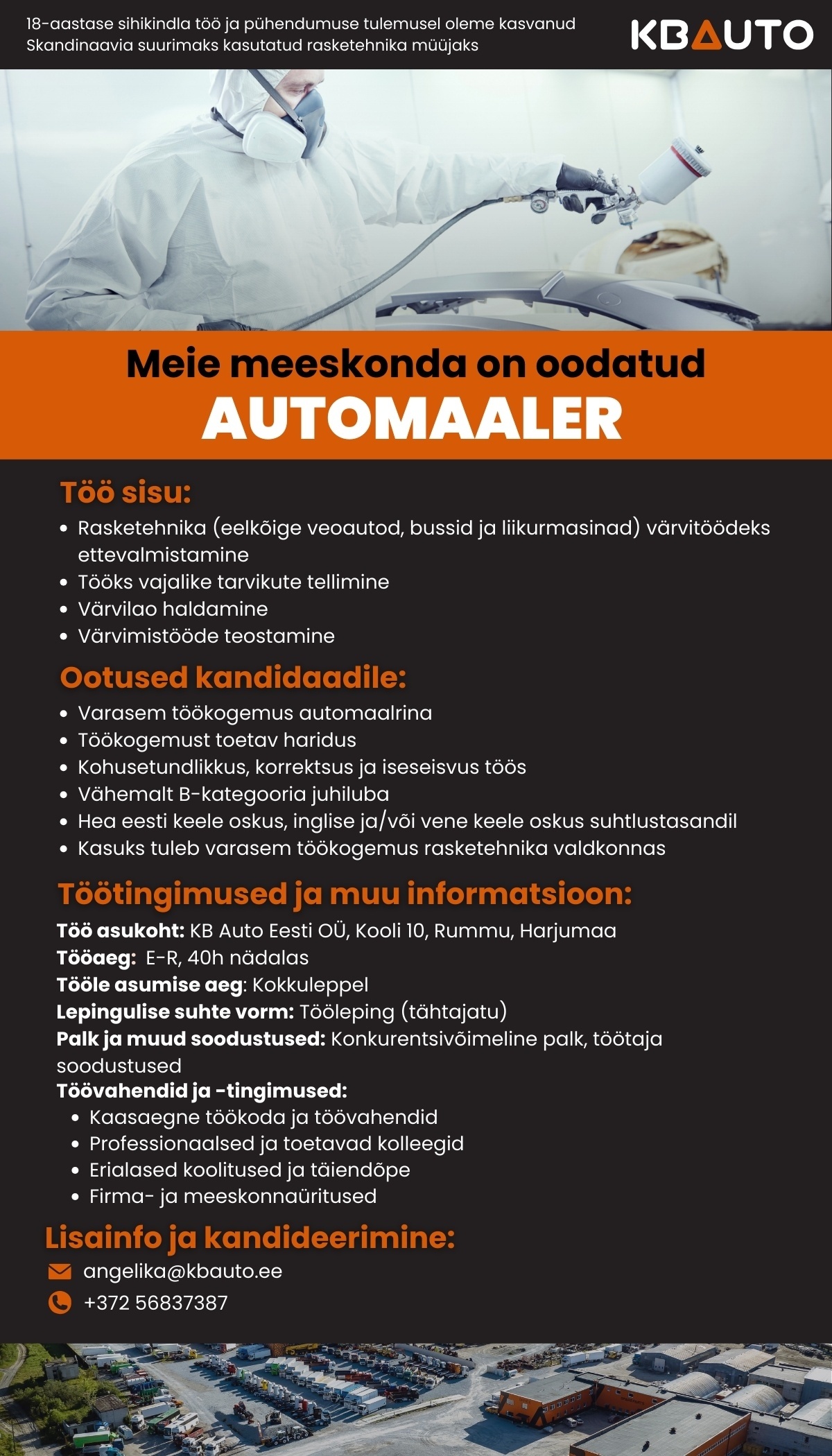 KB AUTO EESTI OÜ Automaaler