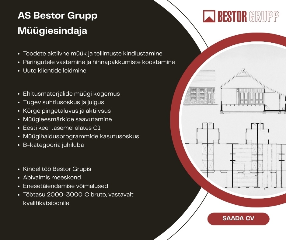 AS Bestor Grupp Müügiesindaja