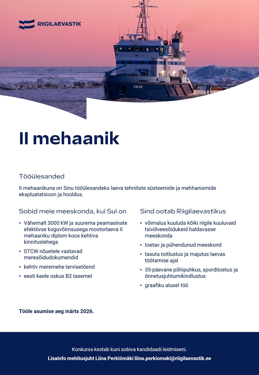 Riigilaevastik II mehaanik