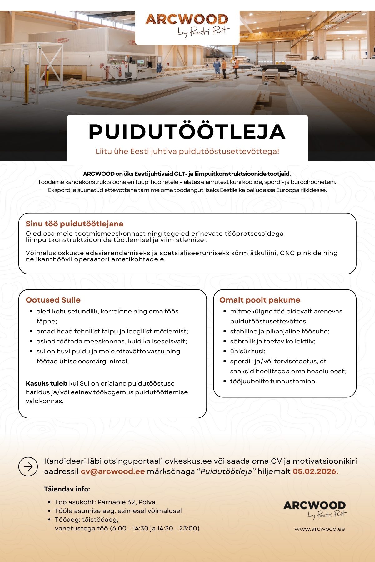 Peetri Puit OÜ PUIDUTÖÖTLEJA