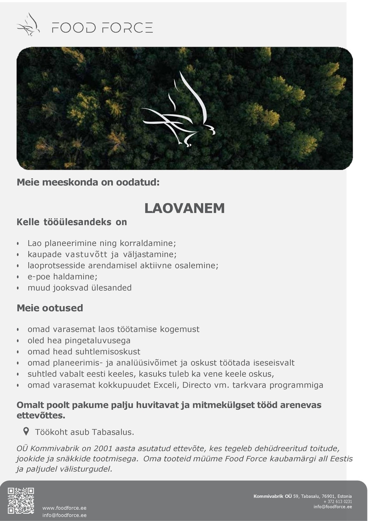 Kommivabrik OÜ Laovanem