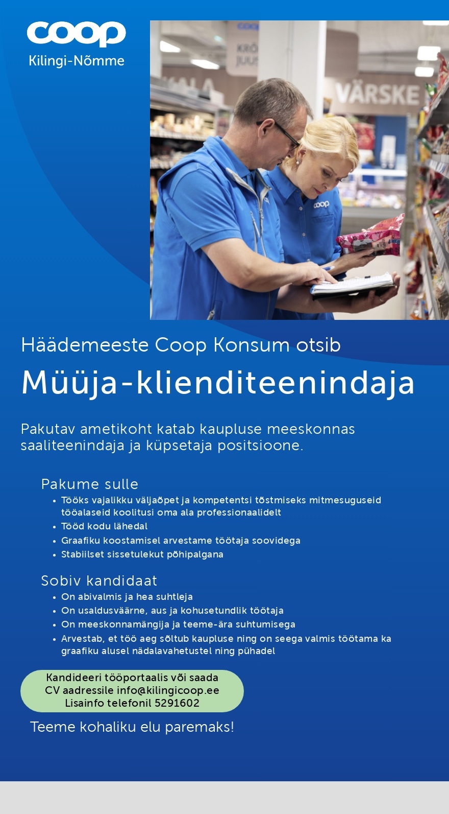 Kilingi-Nõmme Majandusühistu Müüja