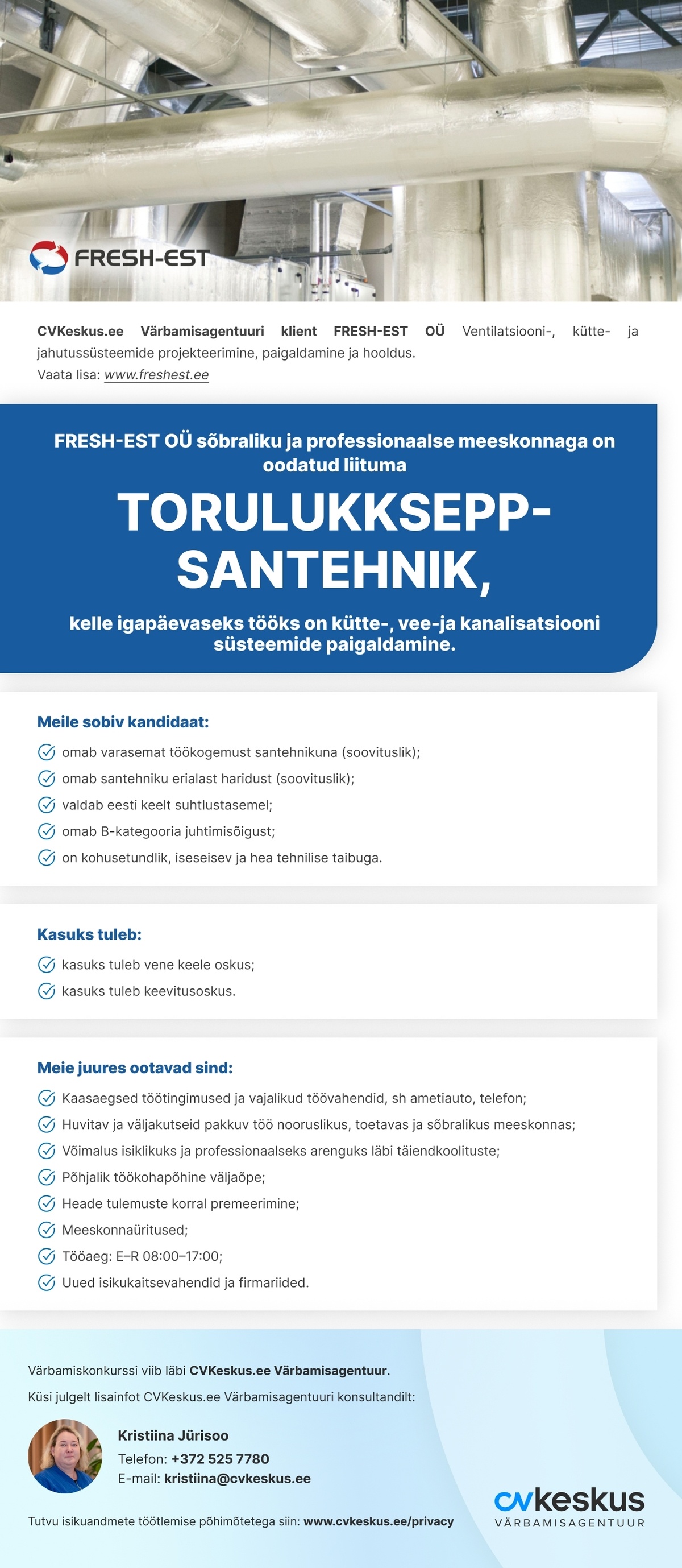 FRESH-EST OÜ TORULUKKSEPP- SANTEHNIK