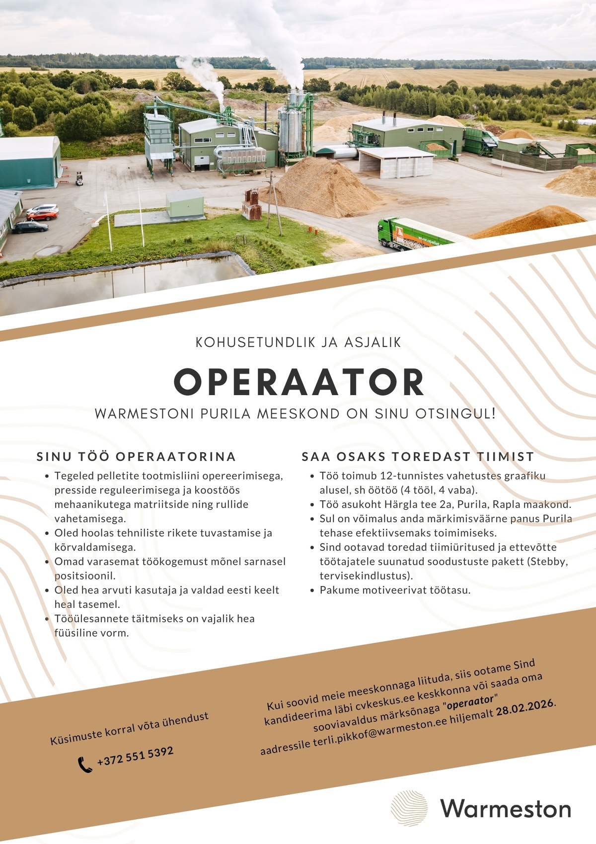 Warmeston OÜ Operaator